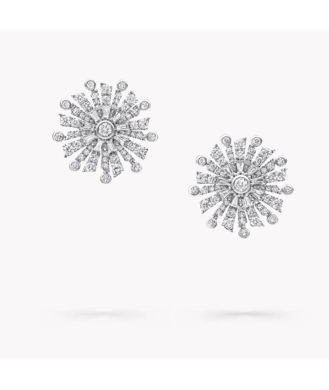 GRAFF Серебряные платиновые серьги, фото 4