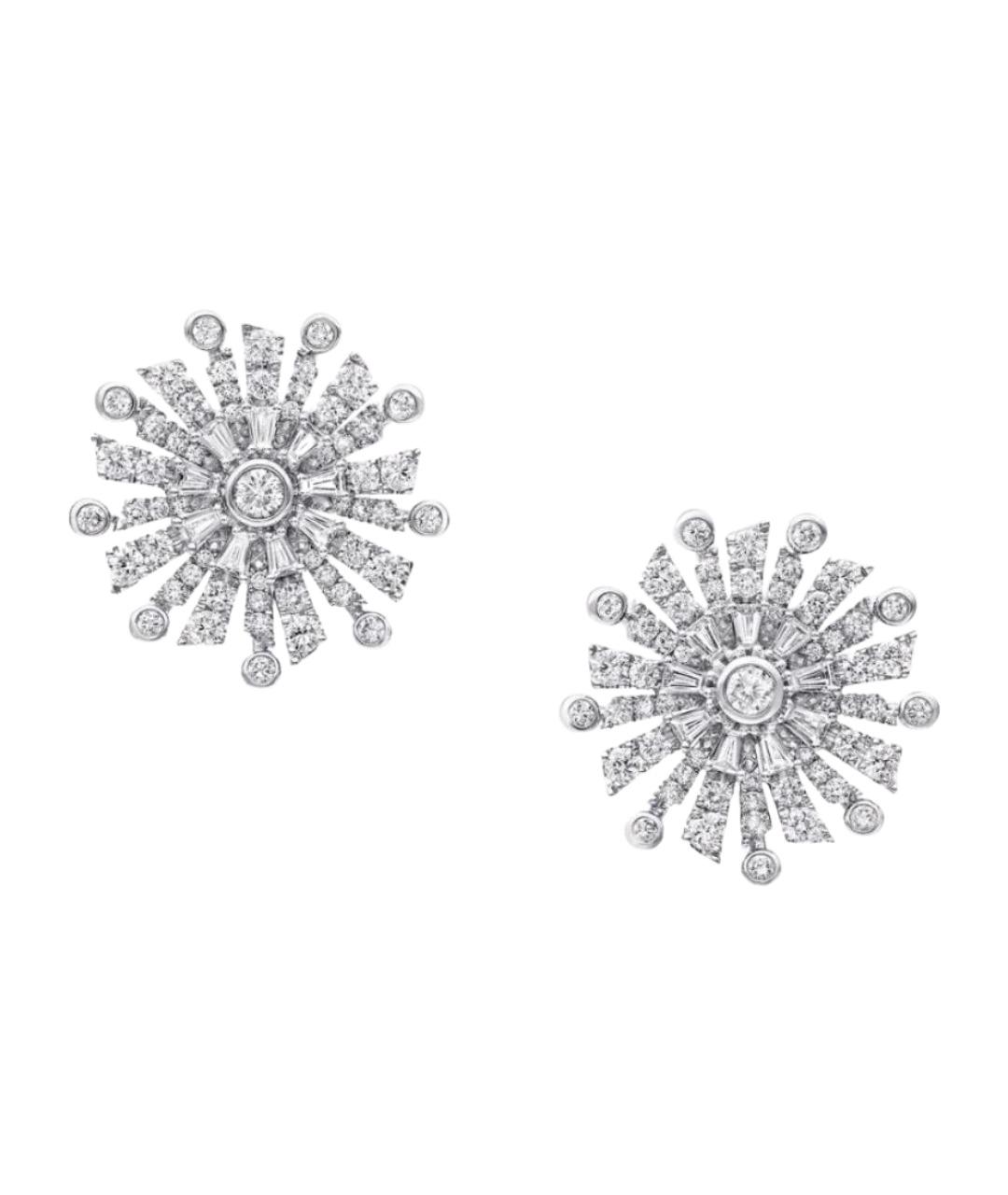 GRAFF Серебряные платиновые серьги, фото 1