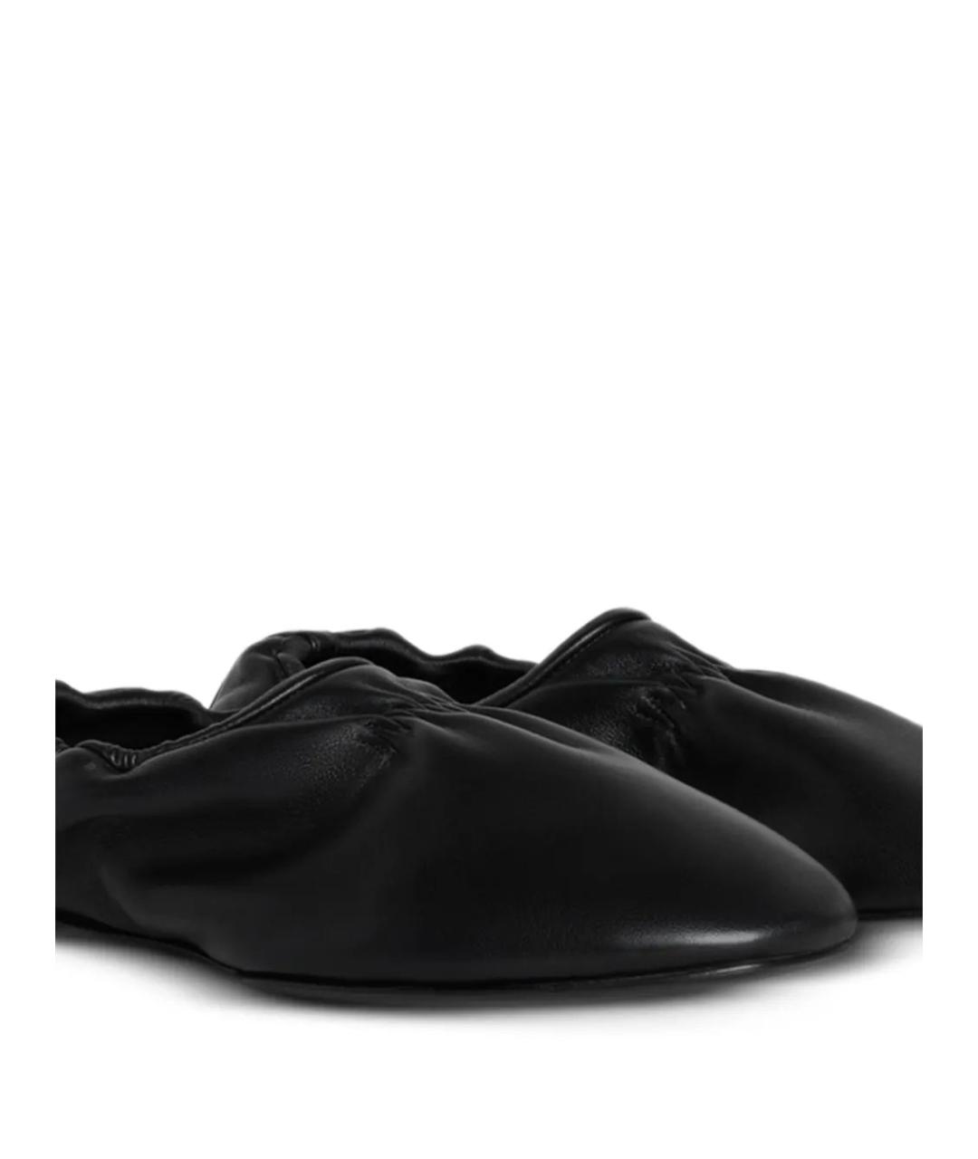 ALAIA Черные кожаные балетки, фото 3