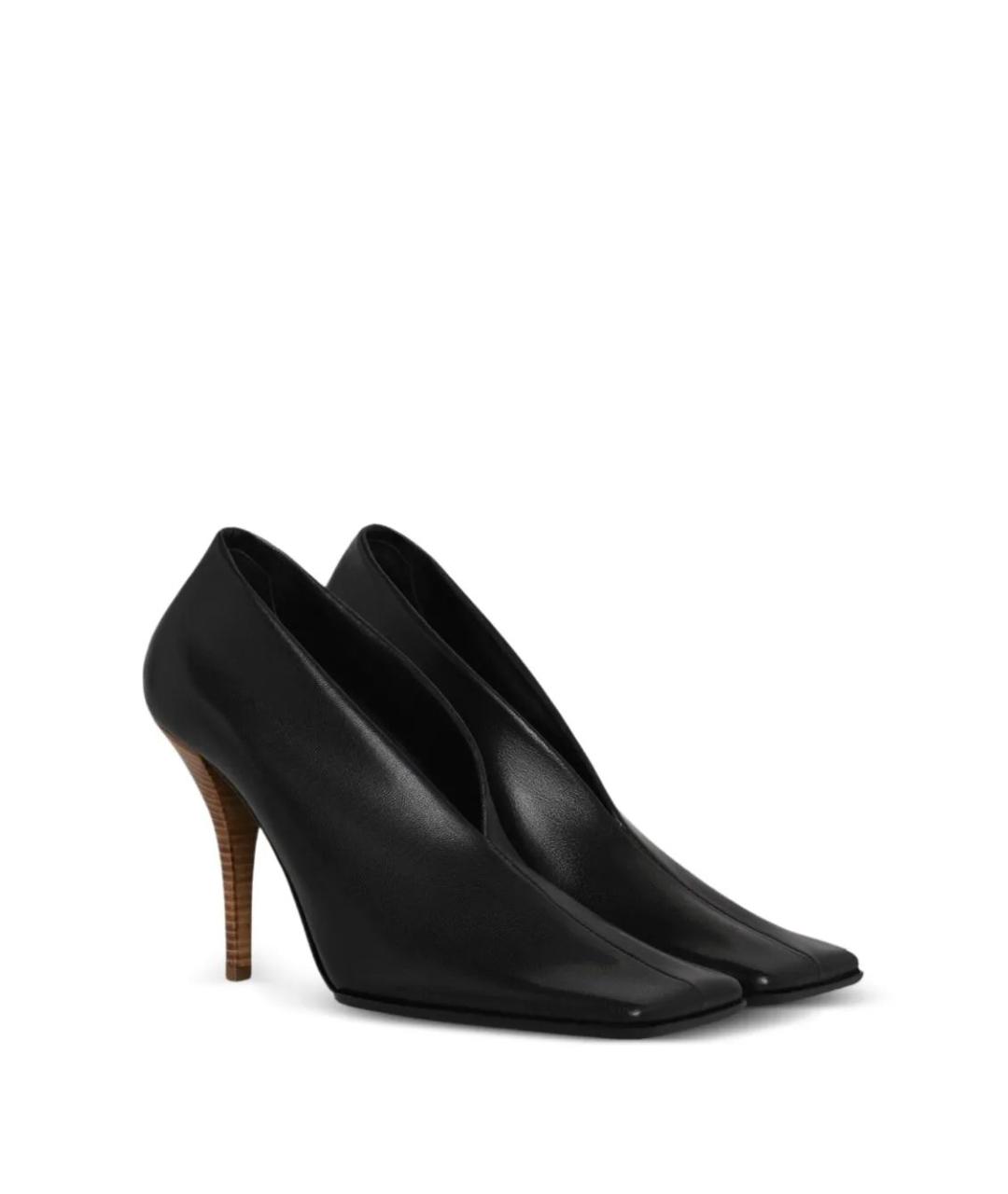 ALAIA Черные кожаные туфли, фото 2