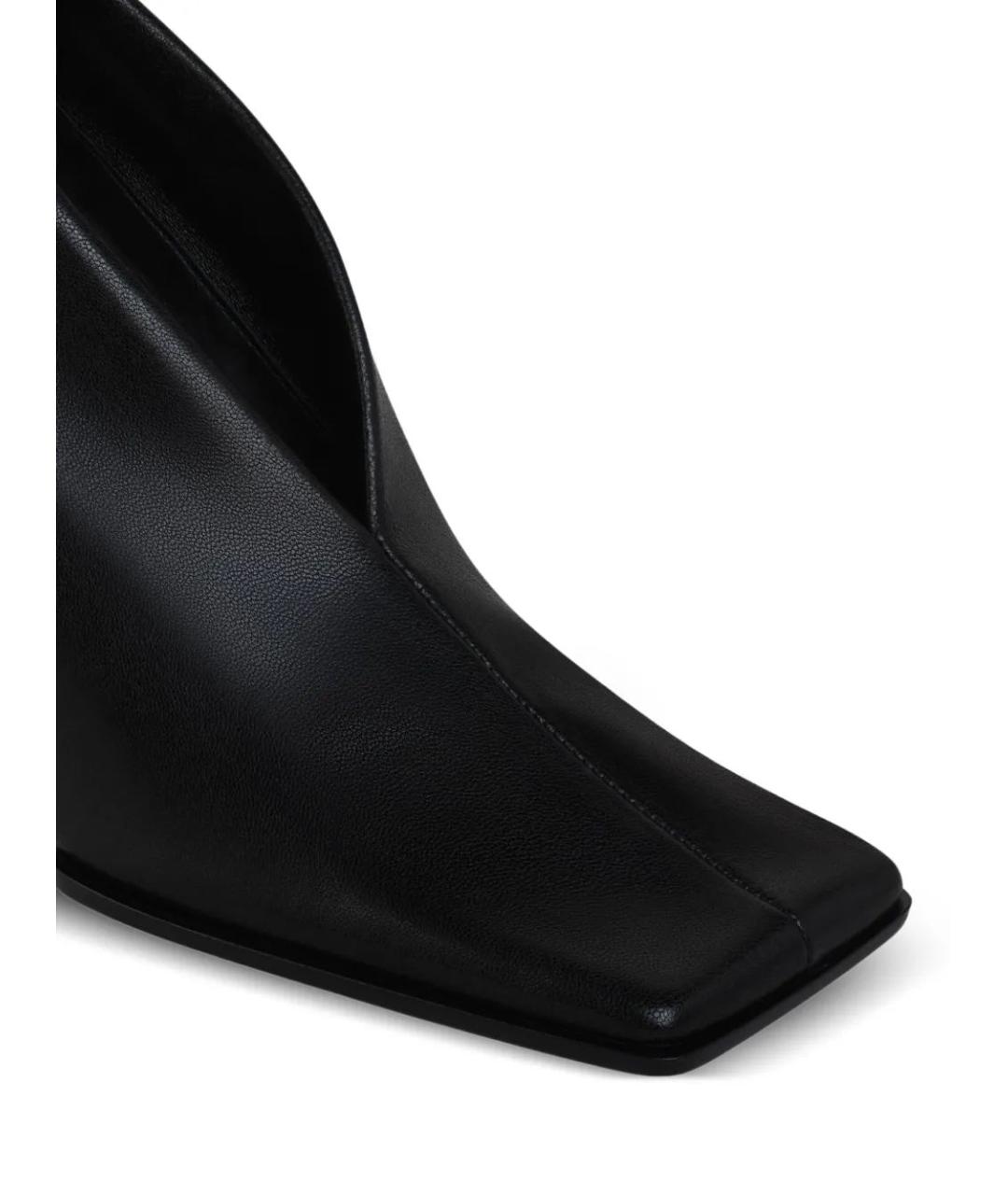 ALAIA Черные кожаные туфли, фото 4