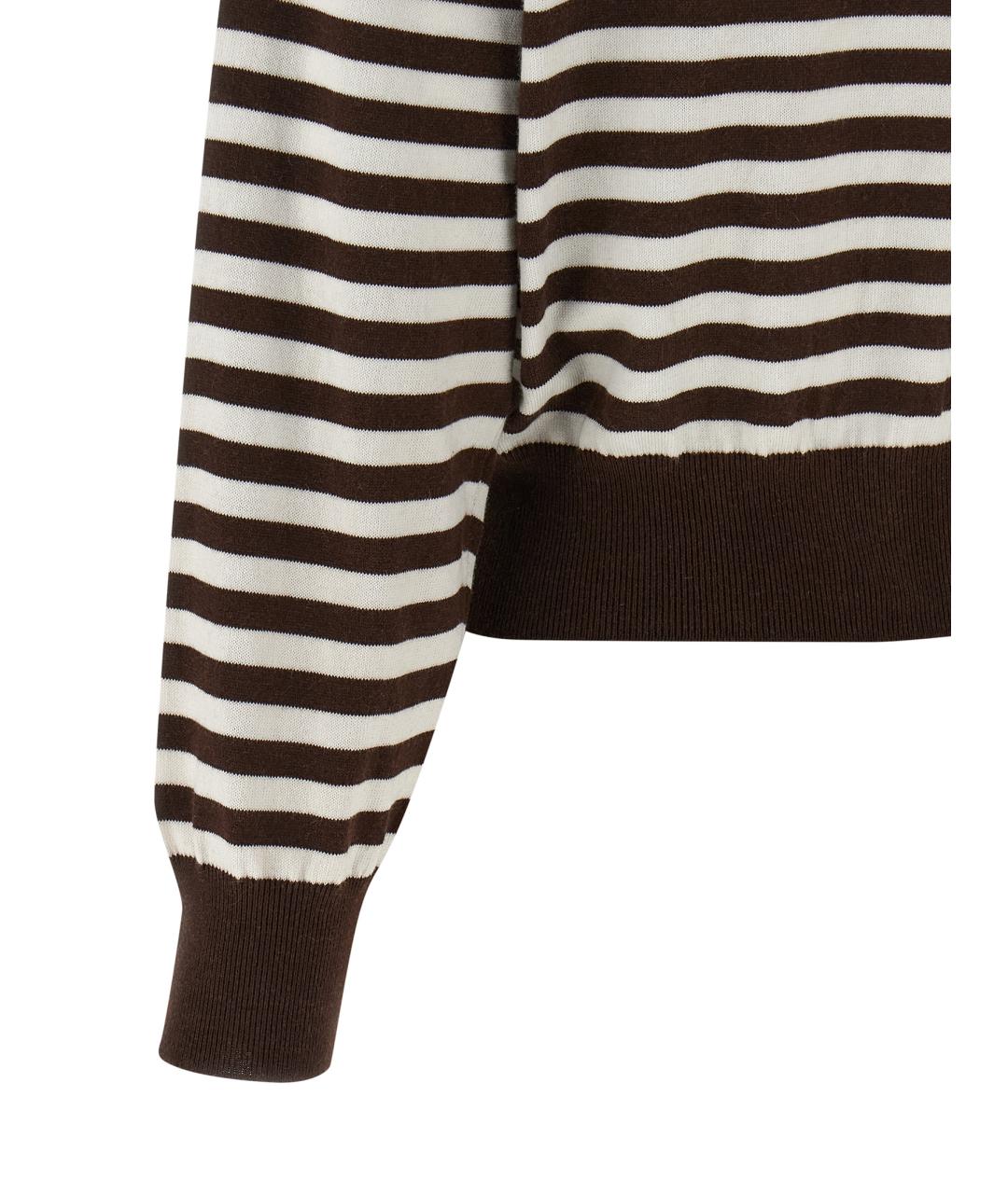 BE YOU Коричневый хлопковый кардиган, фото 4