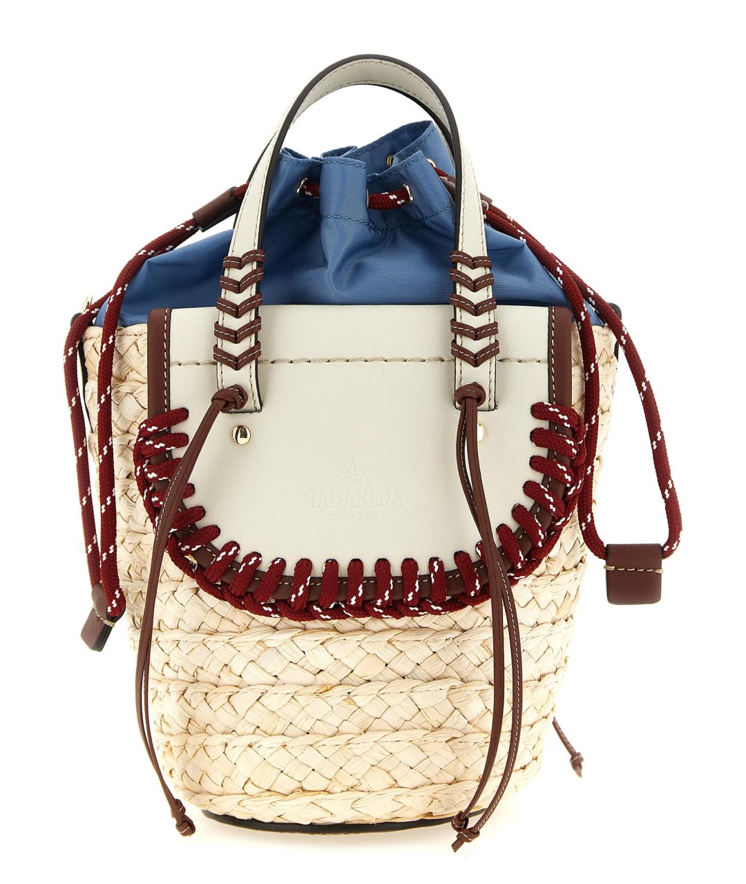 CUBA LAB Бежевая пелетеная сумка тоут, фото 1