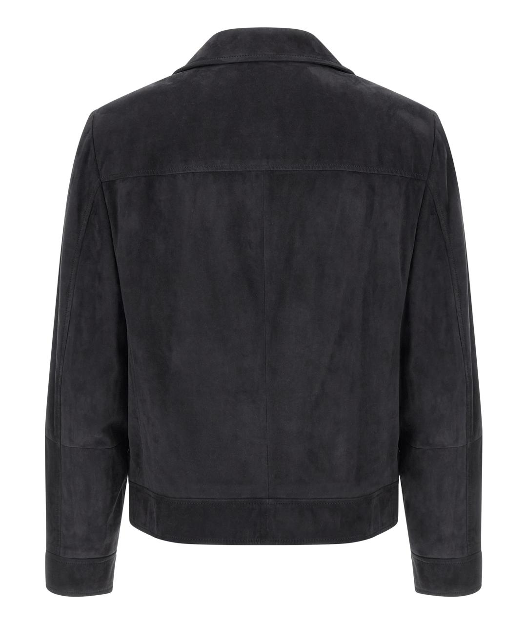 BRUNELLO CUCINELLI Зеленая замшевая куртка, фото 2