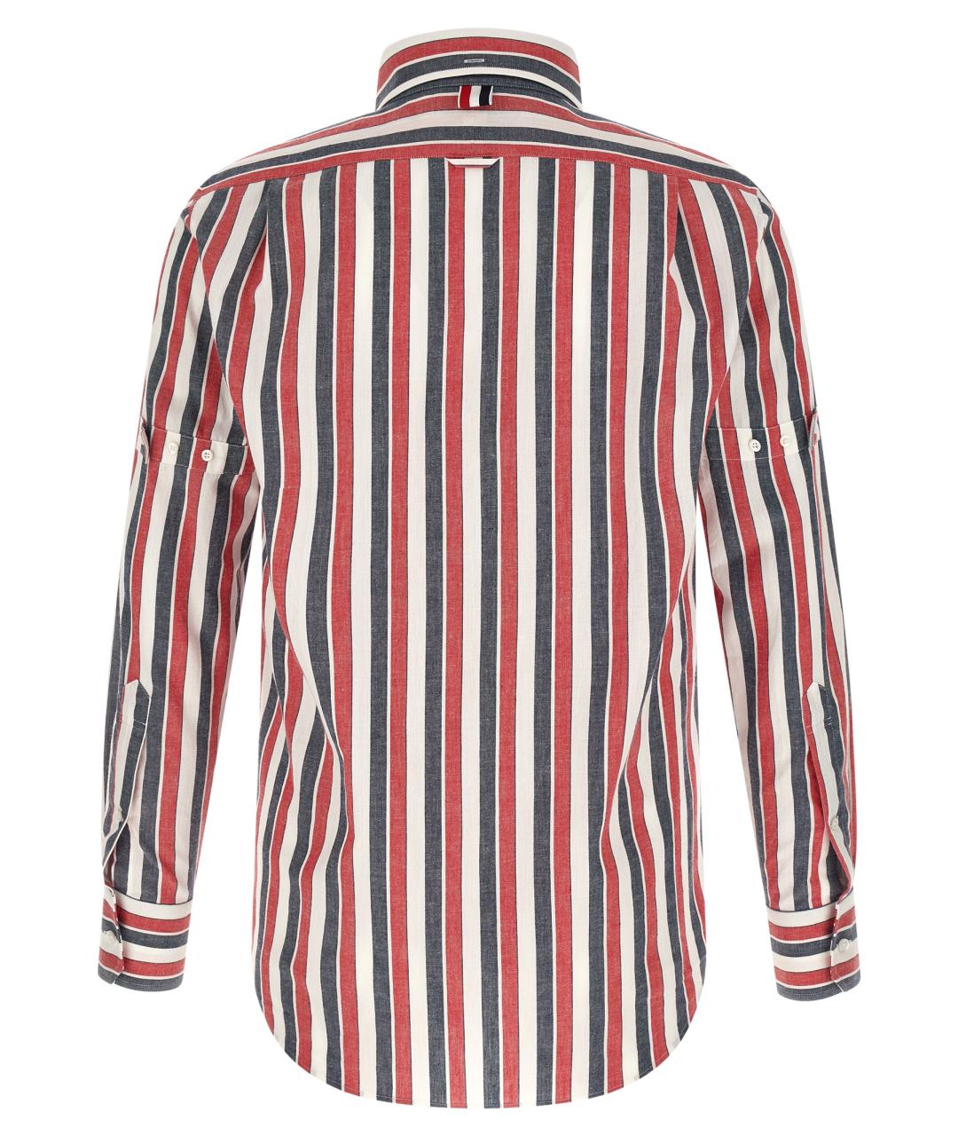 THOM BROWNE Мульти хлопковая кэжуал рубашка, фото 2