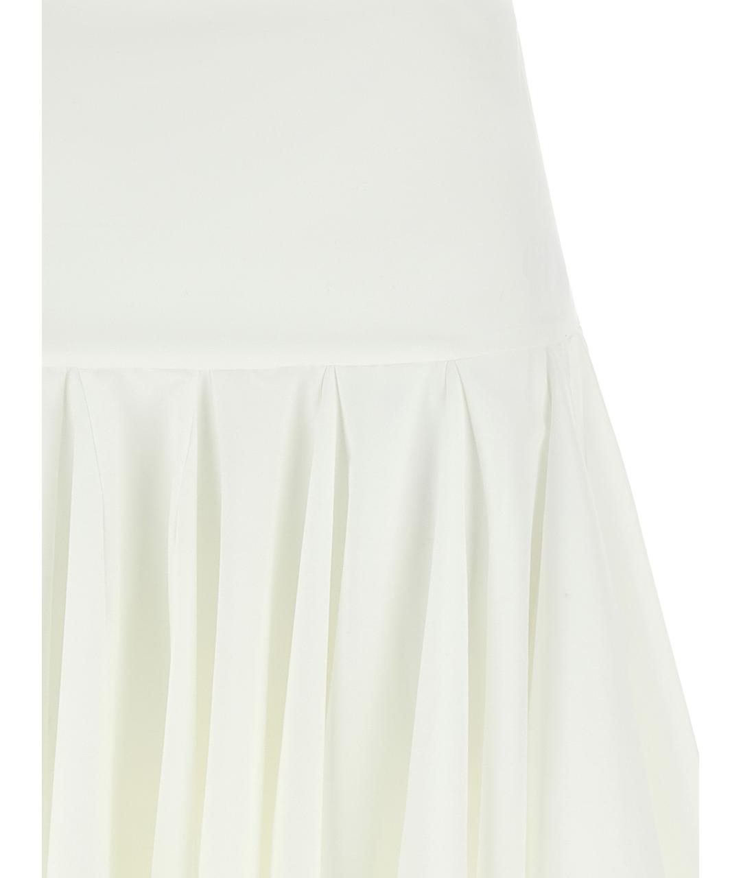 JACQUEMUS Белая хлопковая юбка миди, фото 3