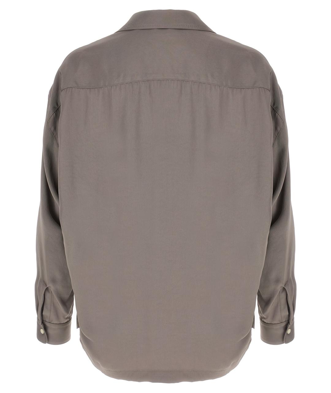 MAISON MIHARA YASUHIRO Серая кэжуал рубашка, фото 2