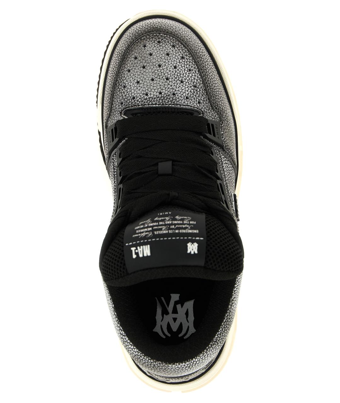 AMIRI Мульти кожаные низкие кроссовки / кеды, фото 4