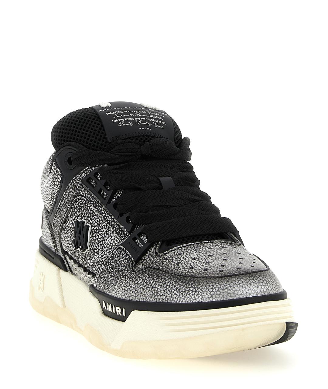 AMIRI Мульти кожаные низкие кроссовки / кеды, фото 2