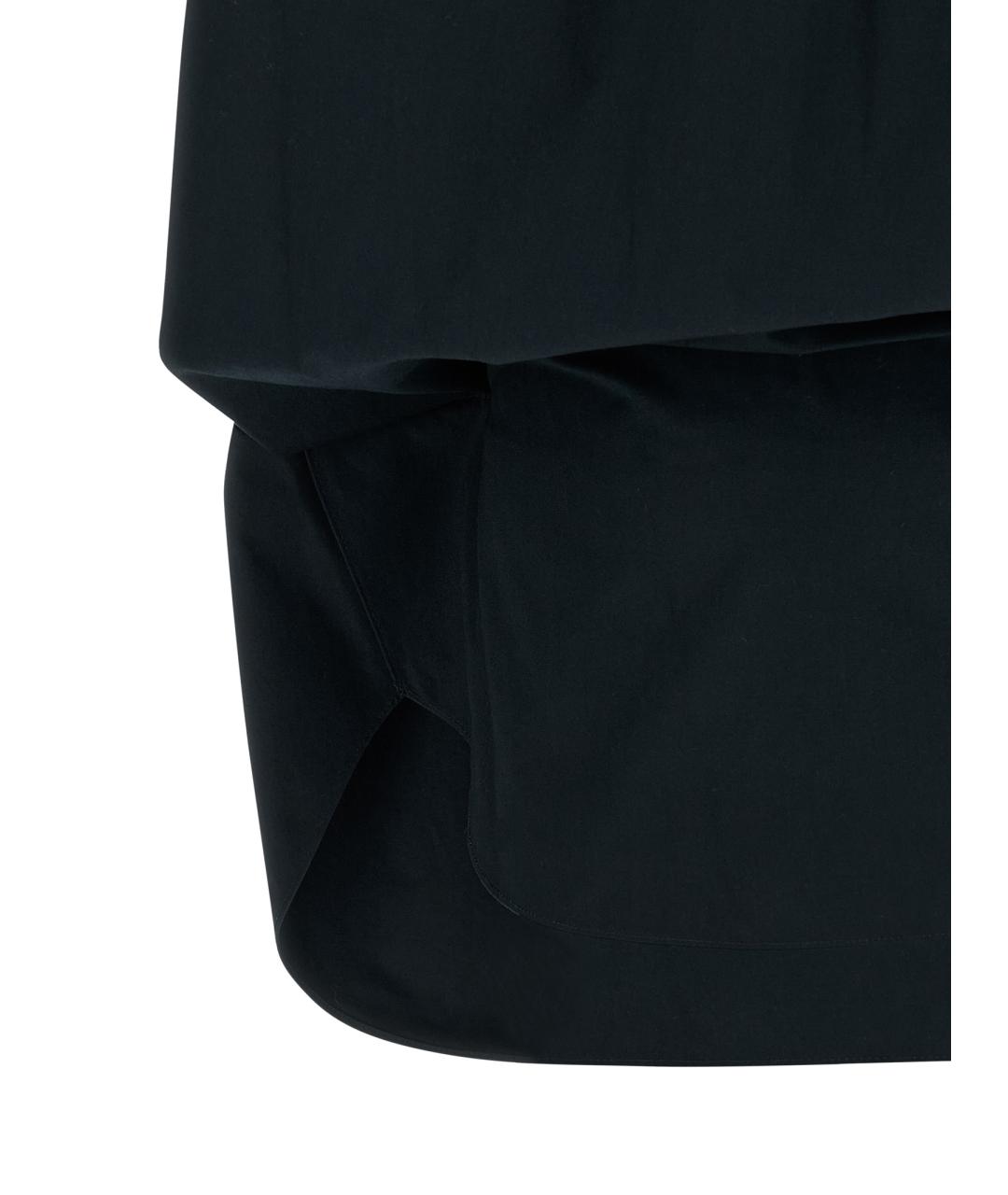 JACQUEMUS Темно-синее хлопковое повседневное платье, фото 4