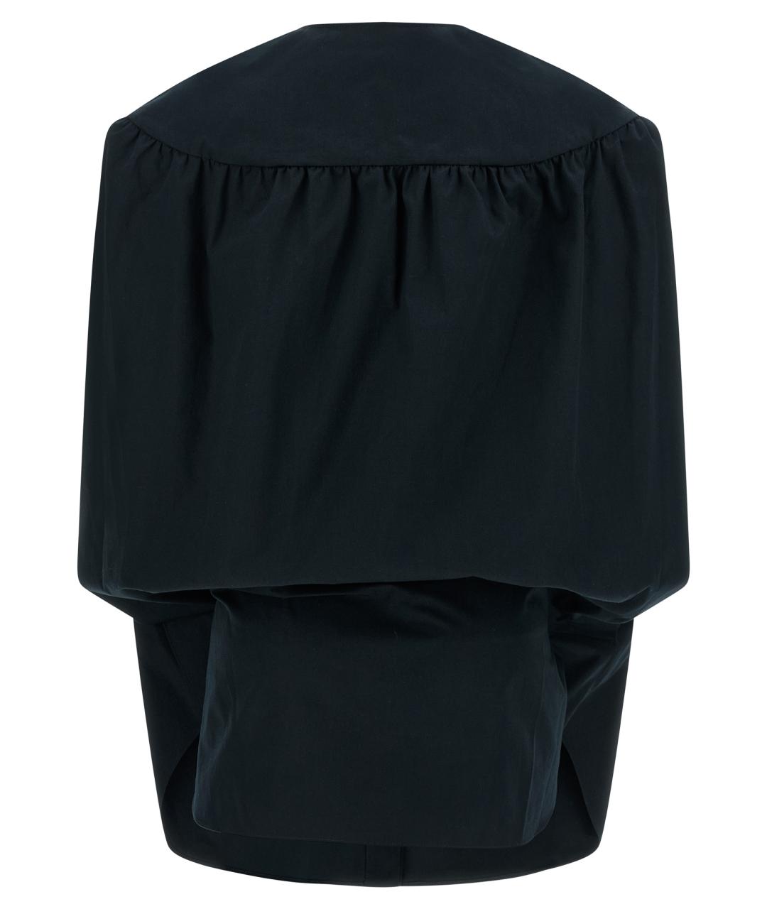 JACQUEMUS Темно-синее хлопковое повседневное платье, фото 2