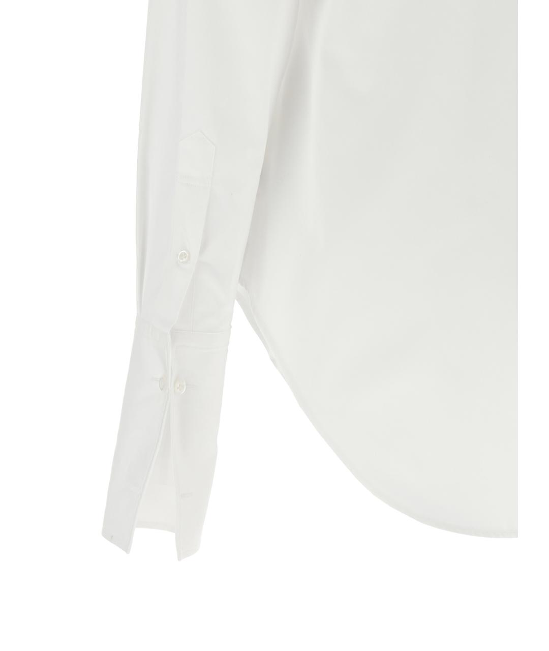 THOM BROWNE Белая хлопковая рубашка, фото 4