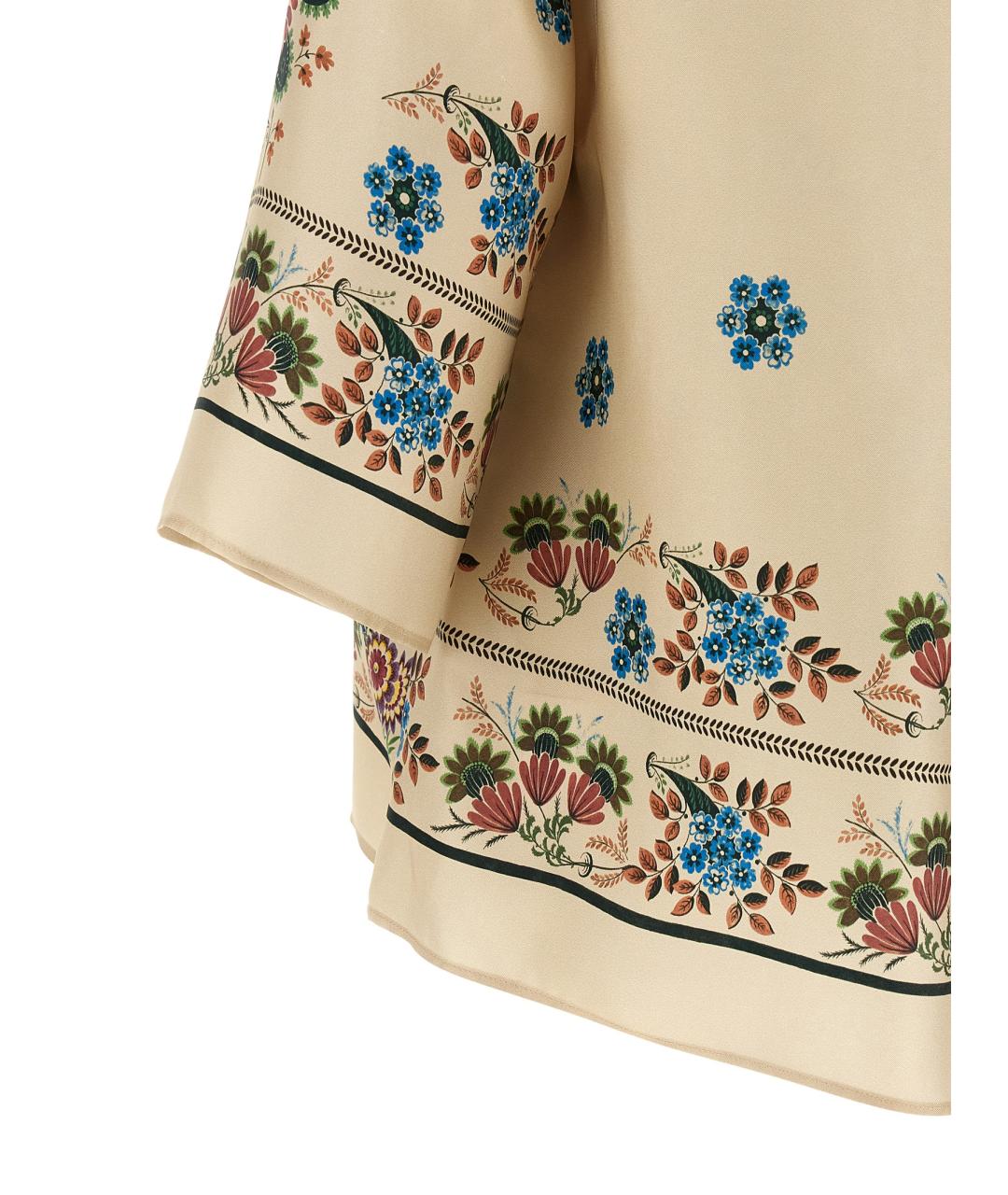 WEEKEND MAX MARA Бежевая шелковая блузы, фото 4