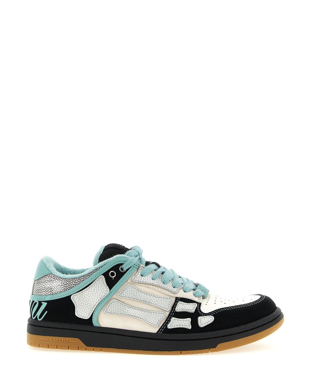 AMIRI Мульти кожаные низкие кроссовки / кеды, фото 1