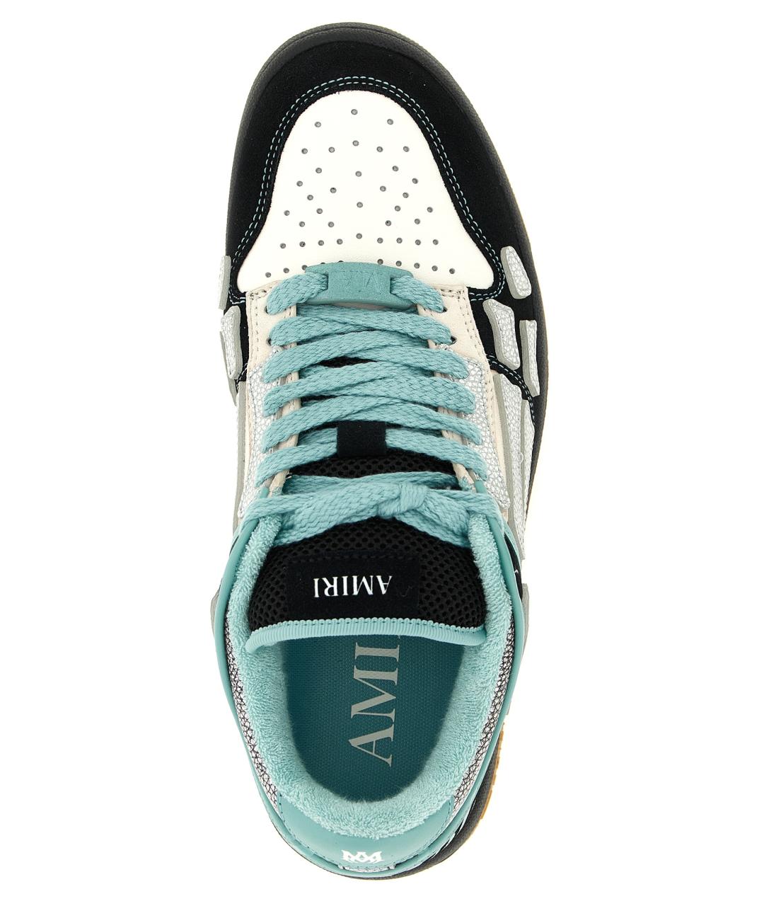 AMIRI Мульти кожаные низкие кроссовки / кеды, фото 4