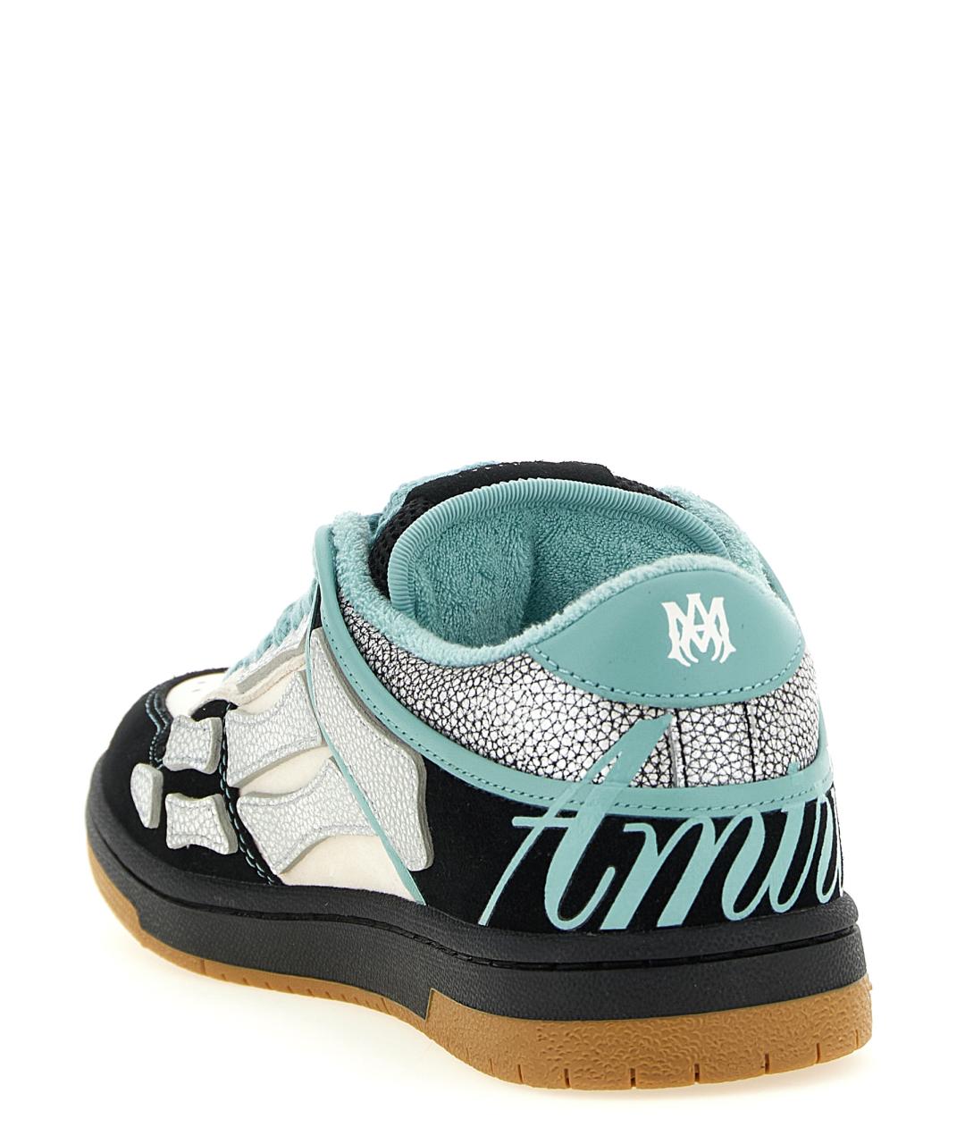 AMIRI Мульти кожаные низкие кроссовки / кеды, фото 3