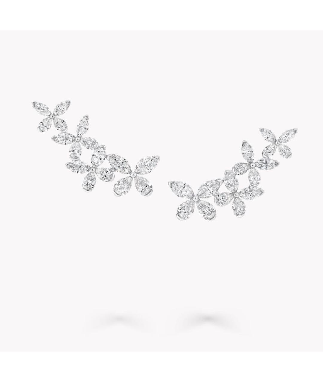 GRAFF Серебряные серьги из белого золота, фото 3