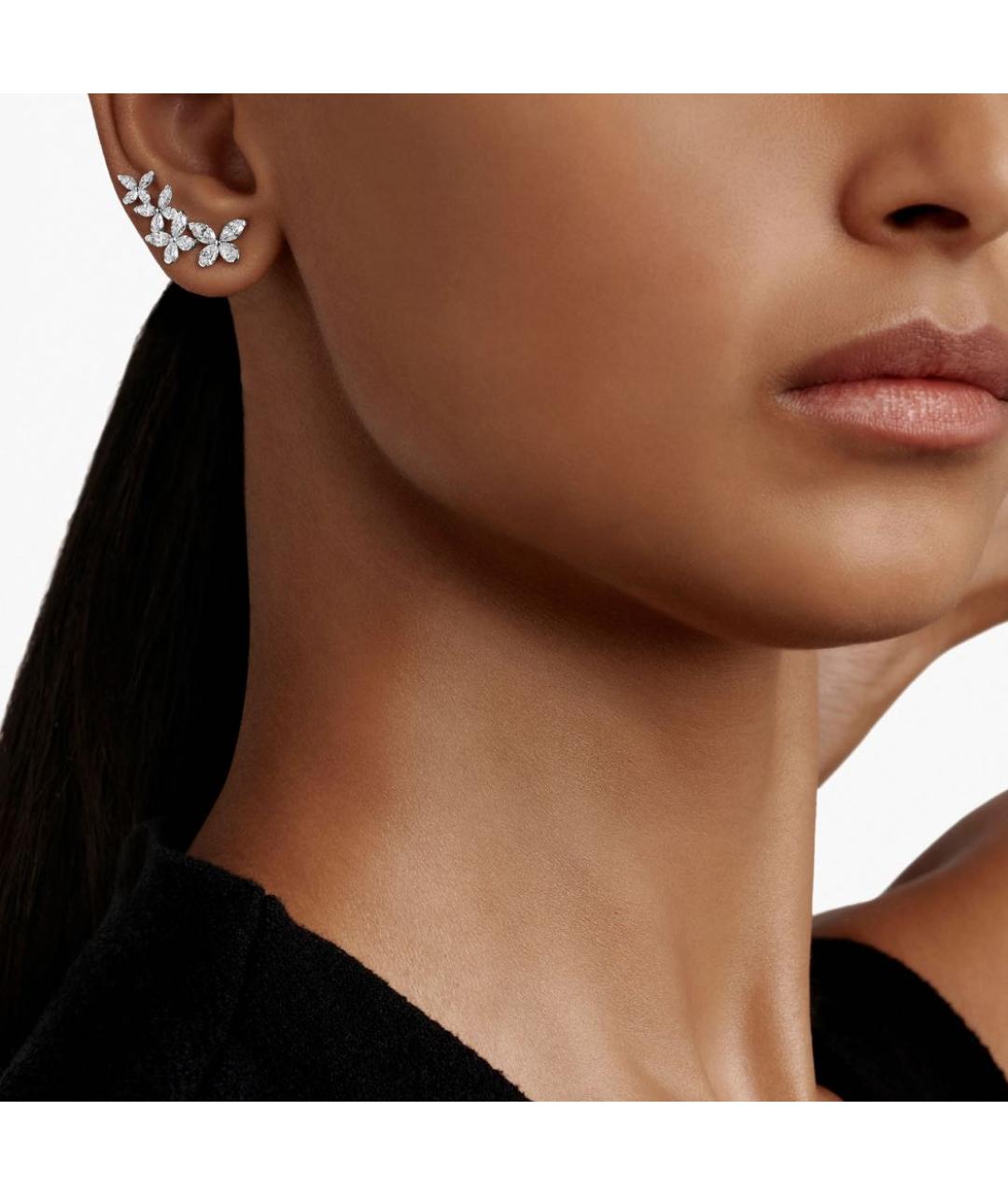 GRAFF Серебряные серьги из белого золота, фото 2