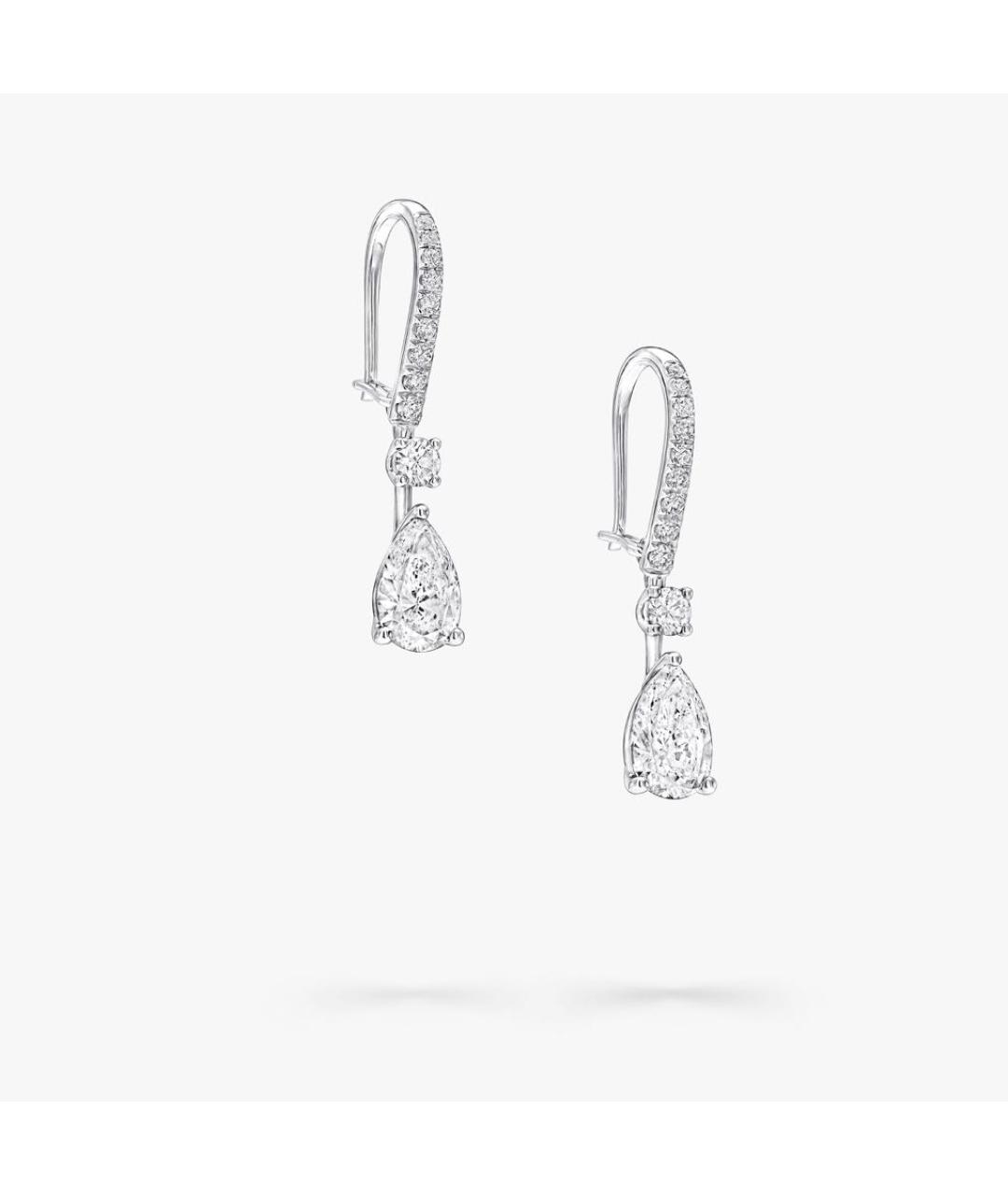 GRAFF Серебряные серьги из белого золота, фото 2