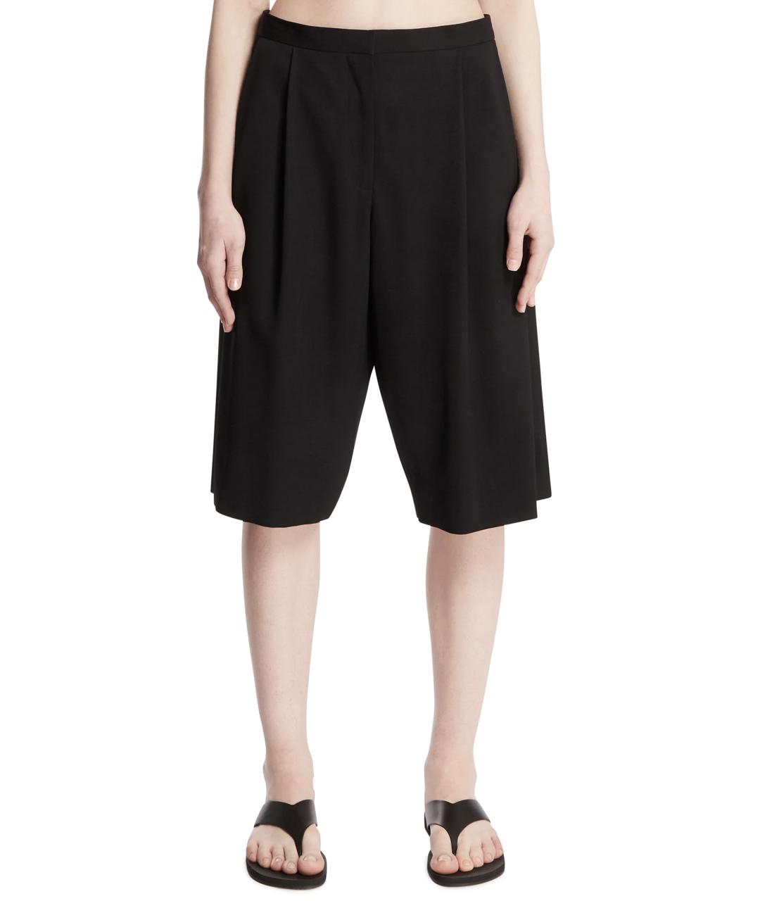 THE ROW Черные шерстяные шорты, фото 1