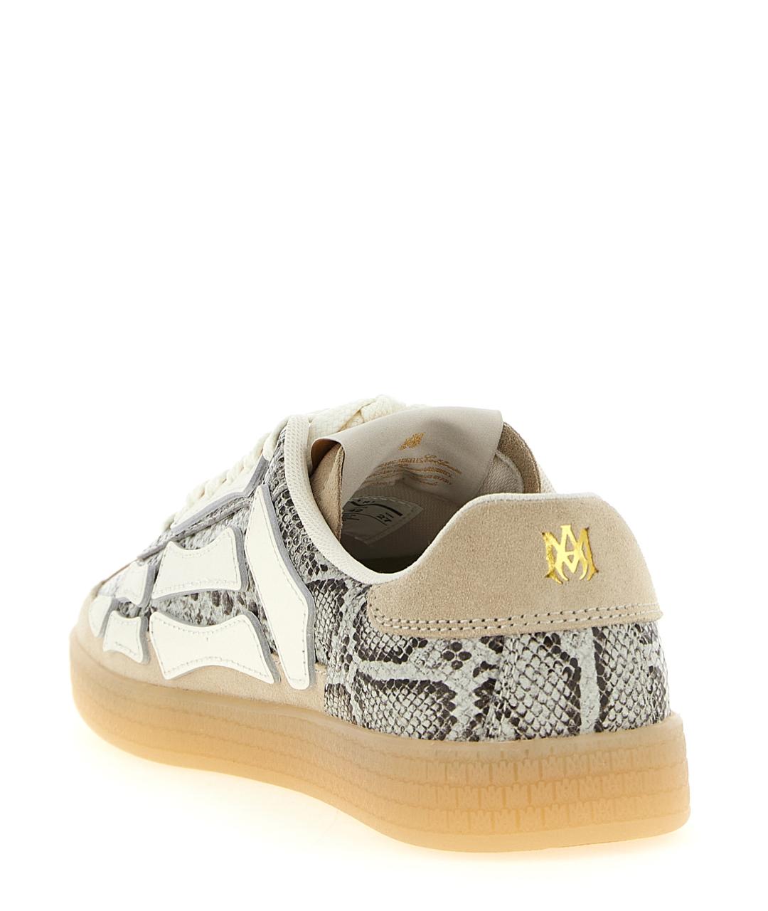 AMIRI Мульти кожаные низкие кроссовки / кеды, фото 3