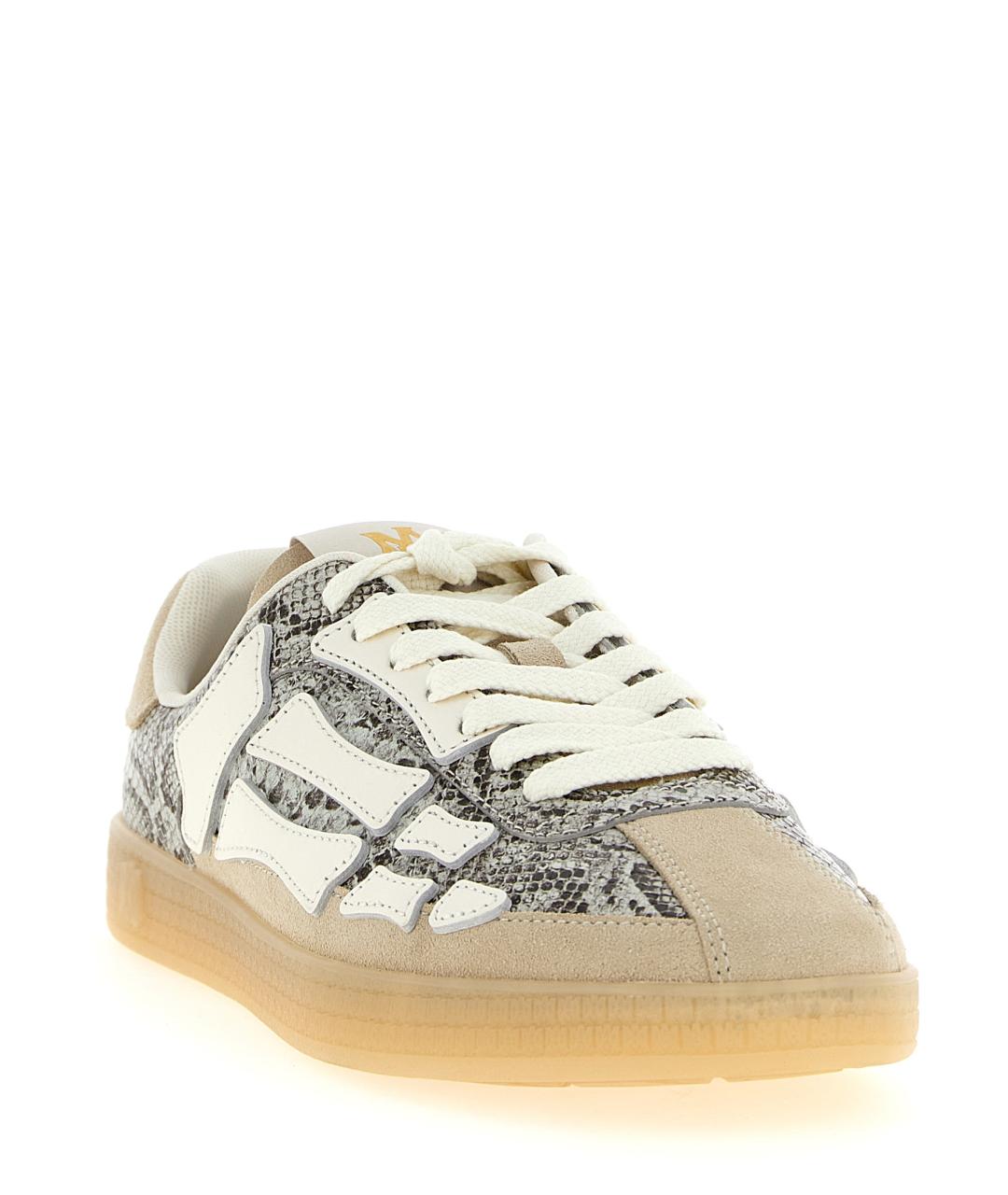 AMIRI Мульти кожаные низкие кроссовки / кеды, фото 2