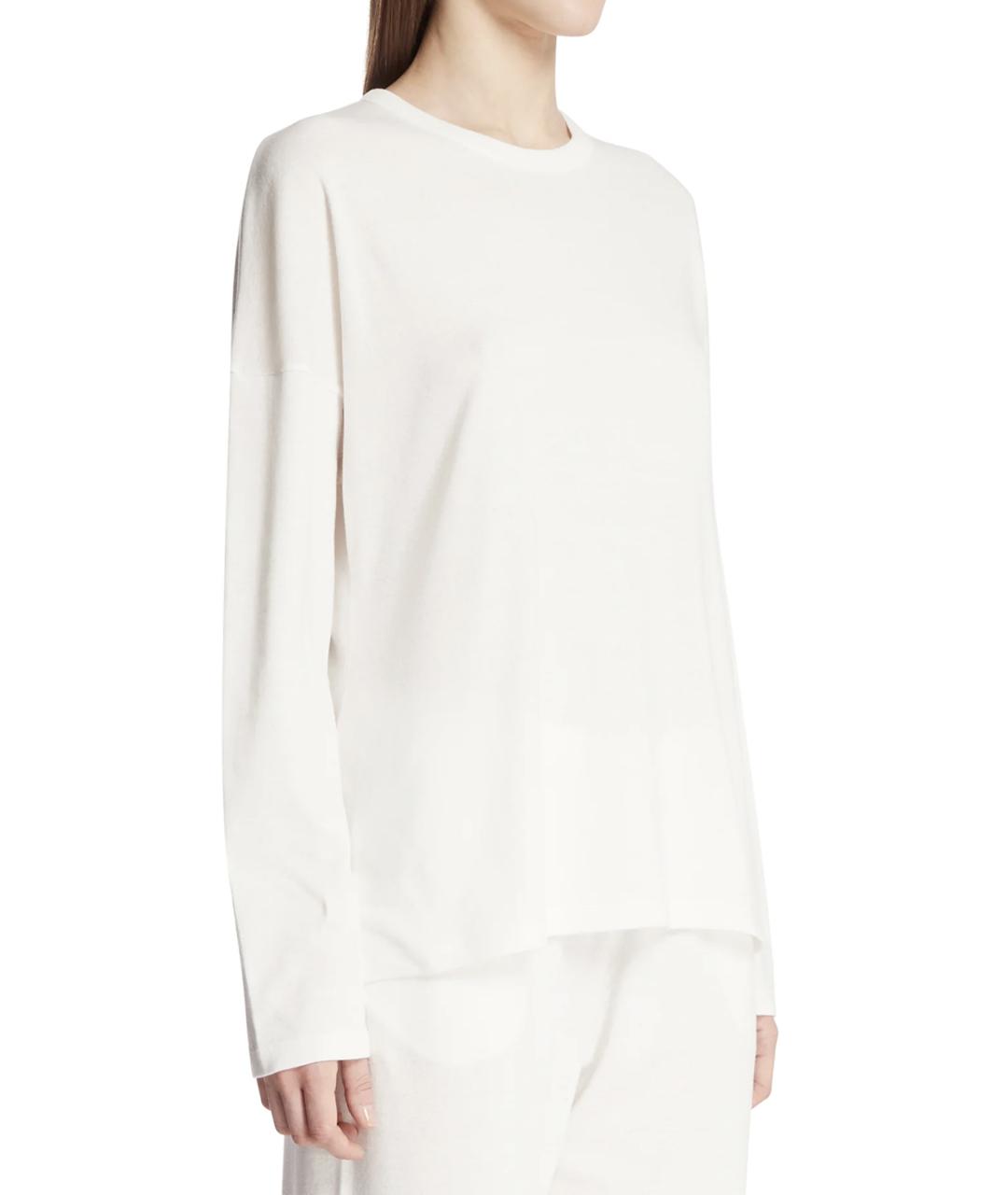 THE ROW Белый хлопковый джемпер / свитер, фото 2