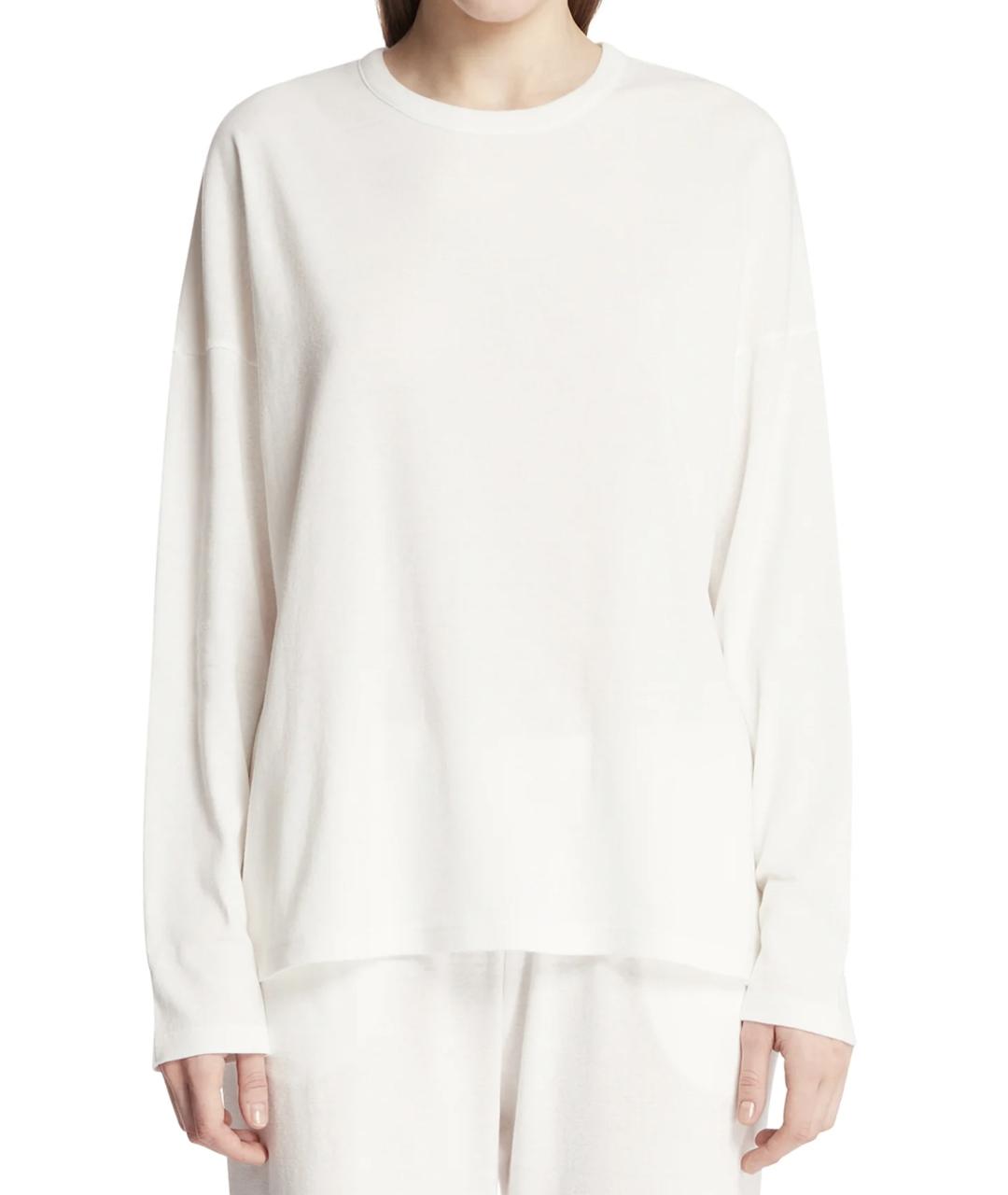 THE ROW Белый хлопковый джемпер / свитер, фото 1