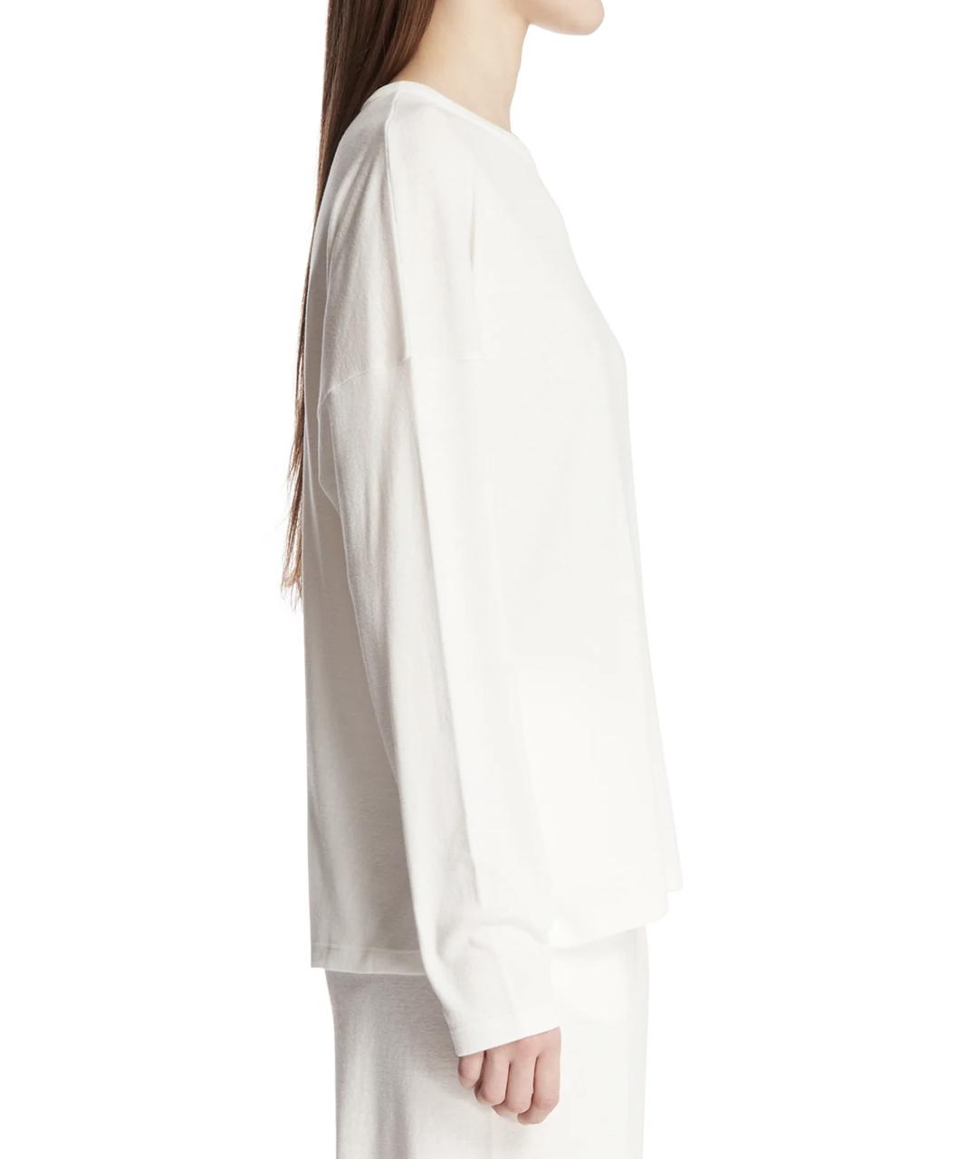 THE ROW Белый хлопковый джемпер / свитер, фото 3