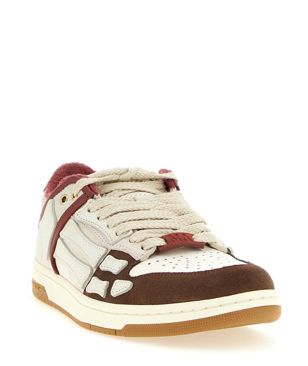 AMIRI Мульти кожаные низкие кроссовки / кеды, фото 2