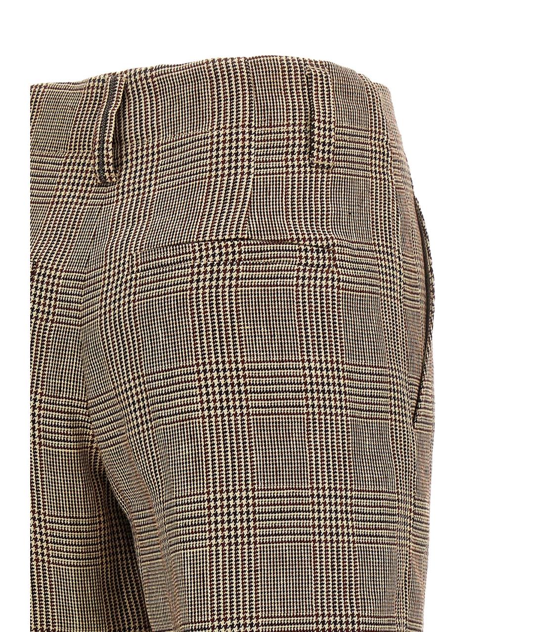 BRUNELLO CUCINELLI Мульти льняные прямые брюки, фото 4