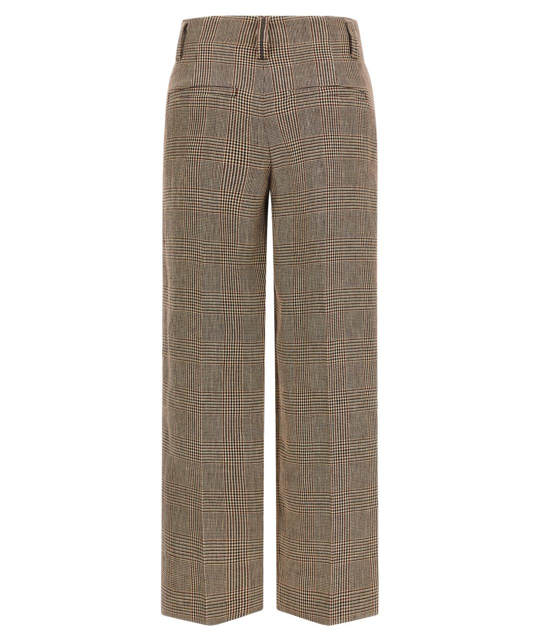 BRUNELLO CUCINELLI Мульти льняные прямые брюки, фото 2