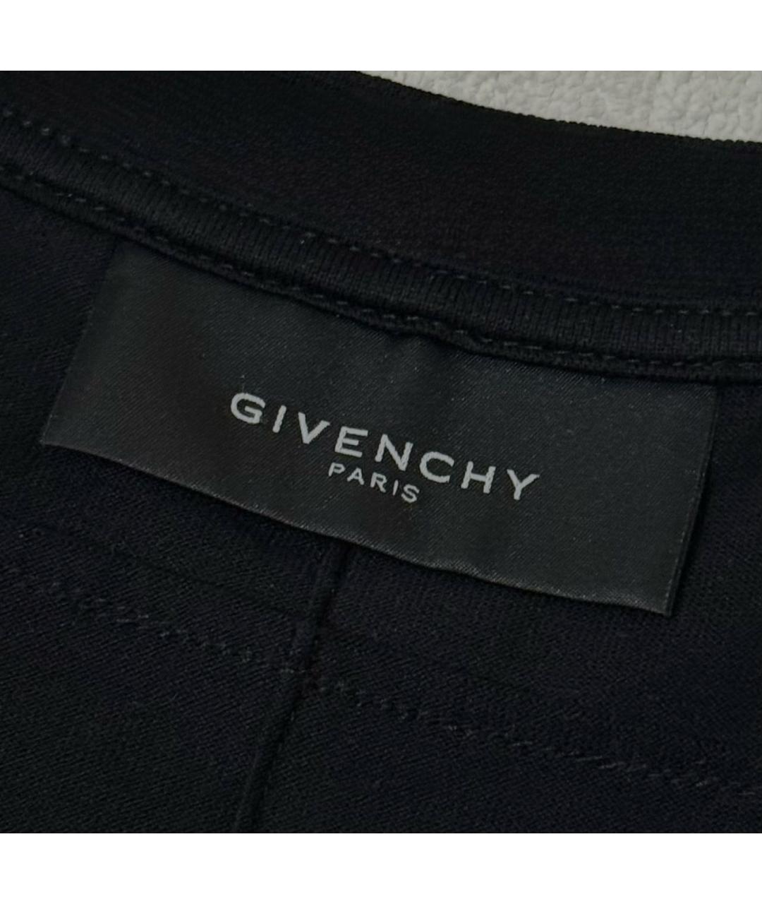 GIVENCHY Черная хлопковая футболка, фото 3