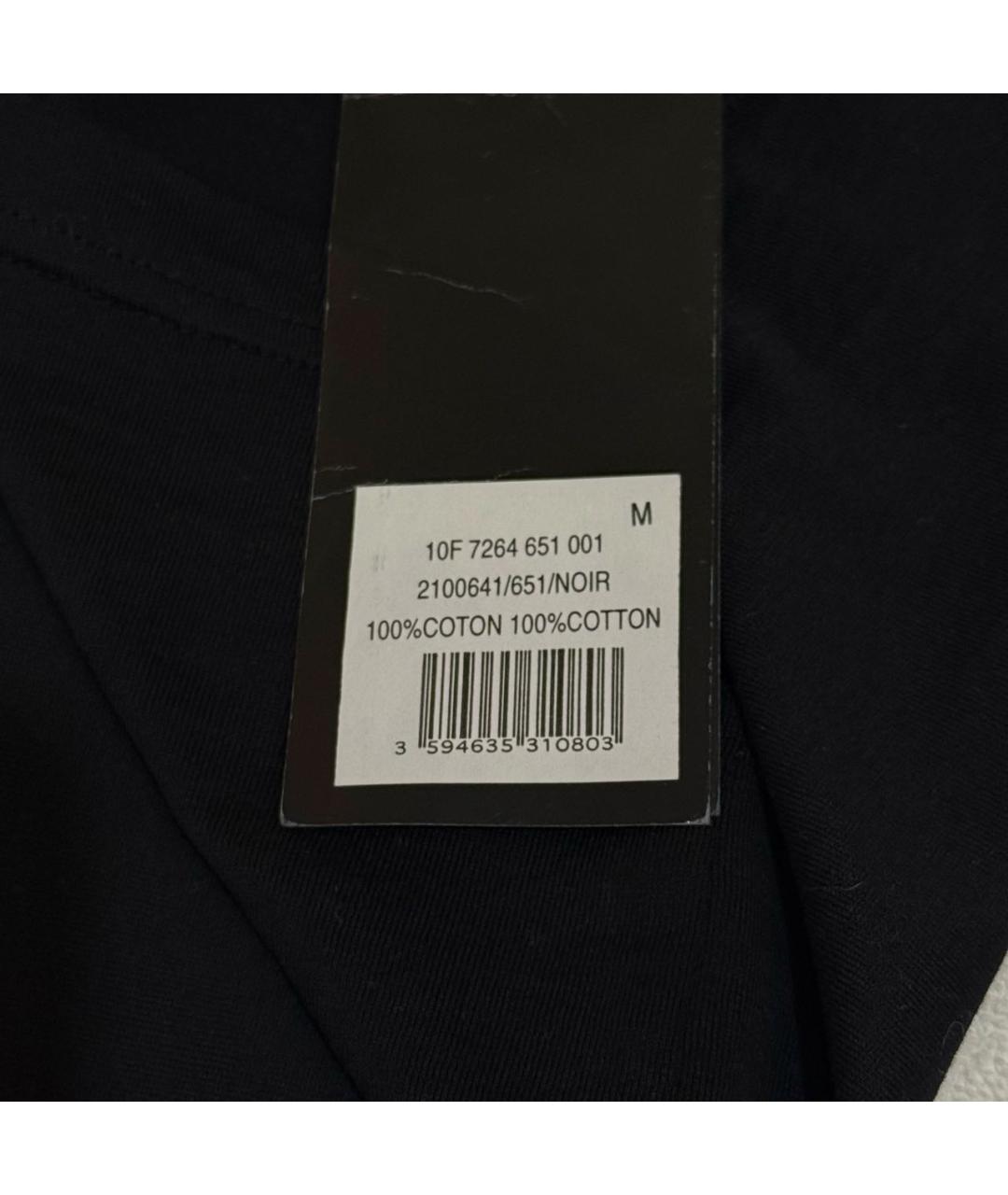 GIVENCHY Черная хлопковая футболка, фото 7