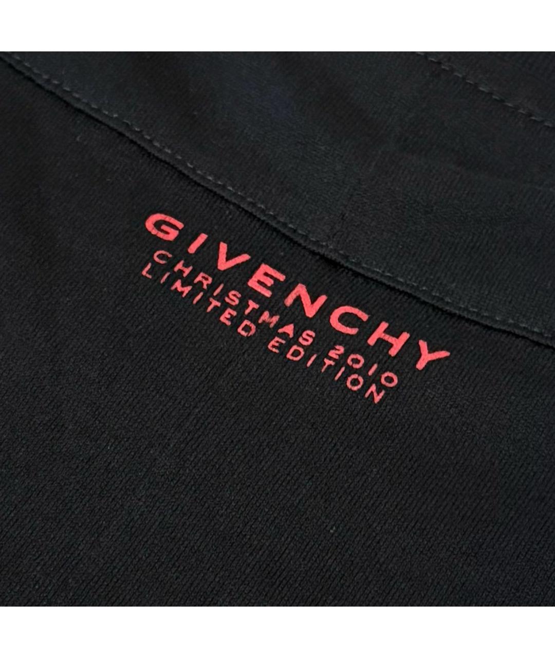 GIVENCHY Черная хлопковая футболка, фото 2