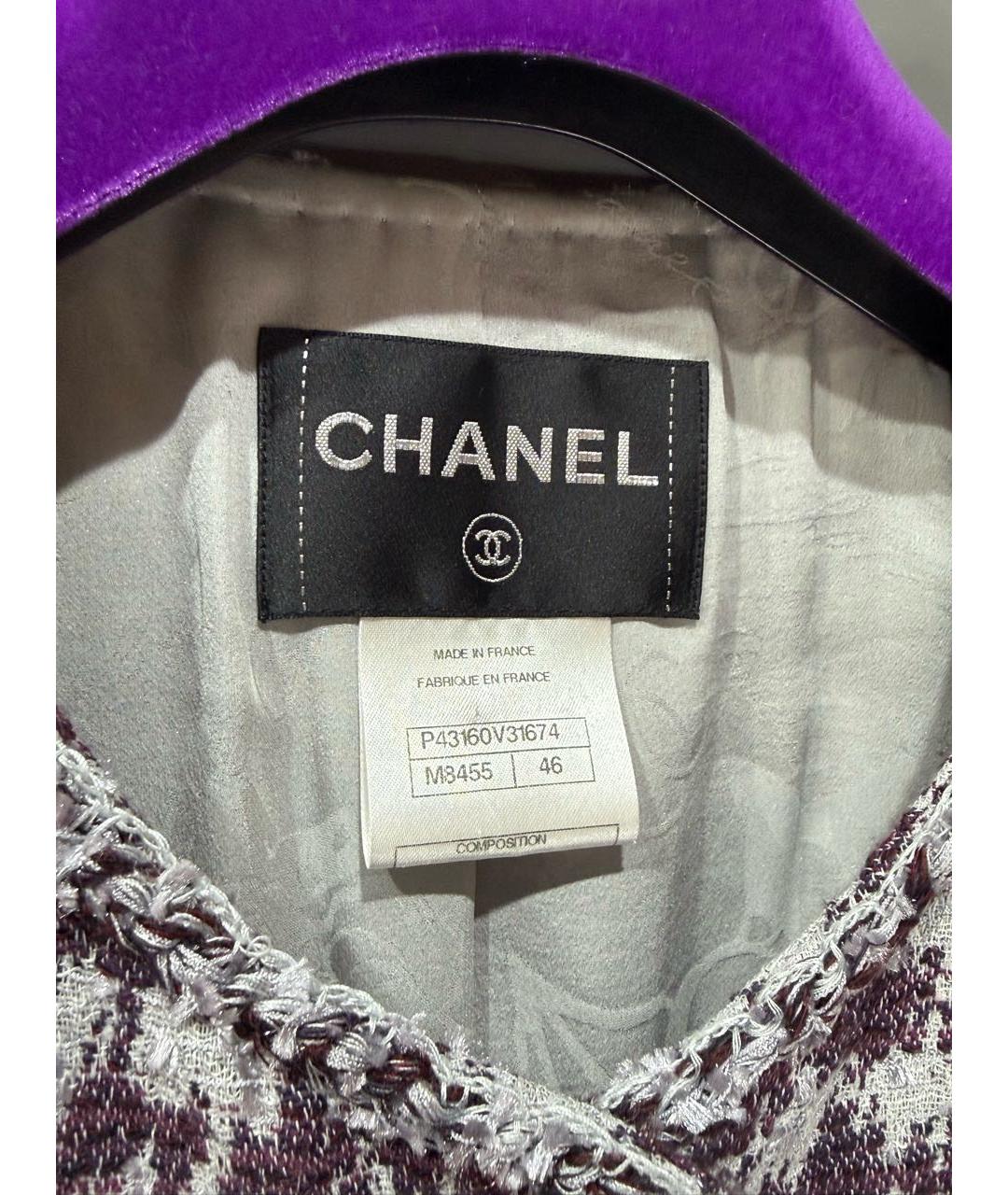 CHANEL Мульти хлопковый жакет/пиджак, фото 4