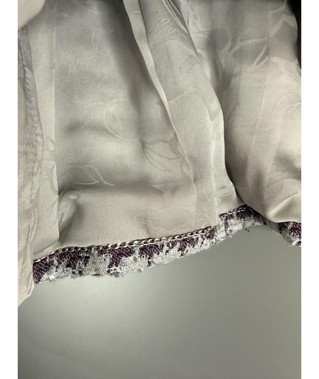 CHANEL Мульти хлопковый жакет/пиджак, фото 7