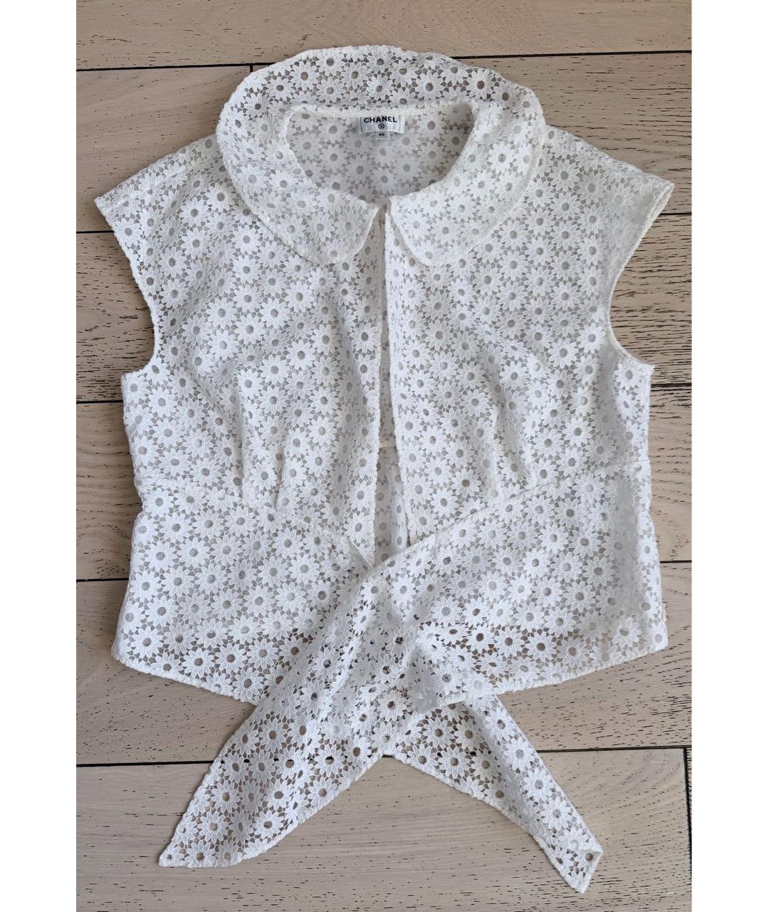 CHANEL Белое твидовое повседневное платье, фото 2