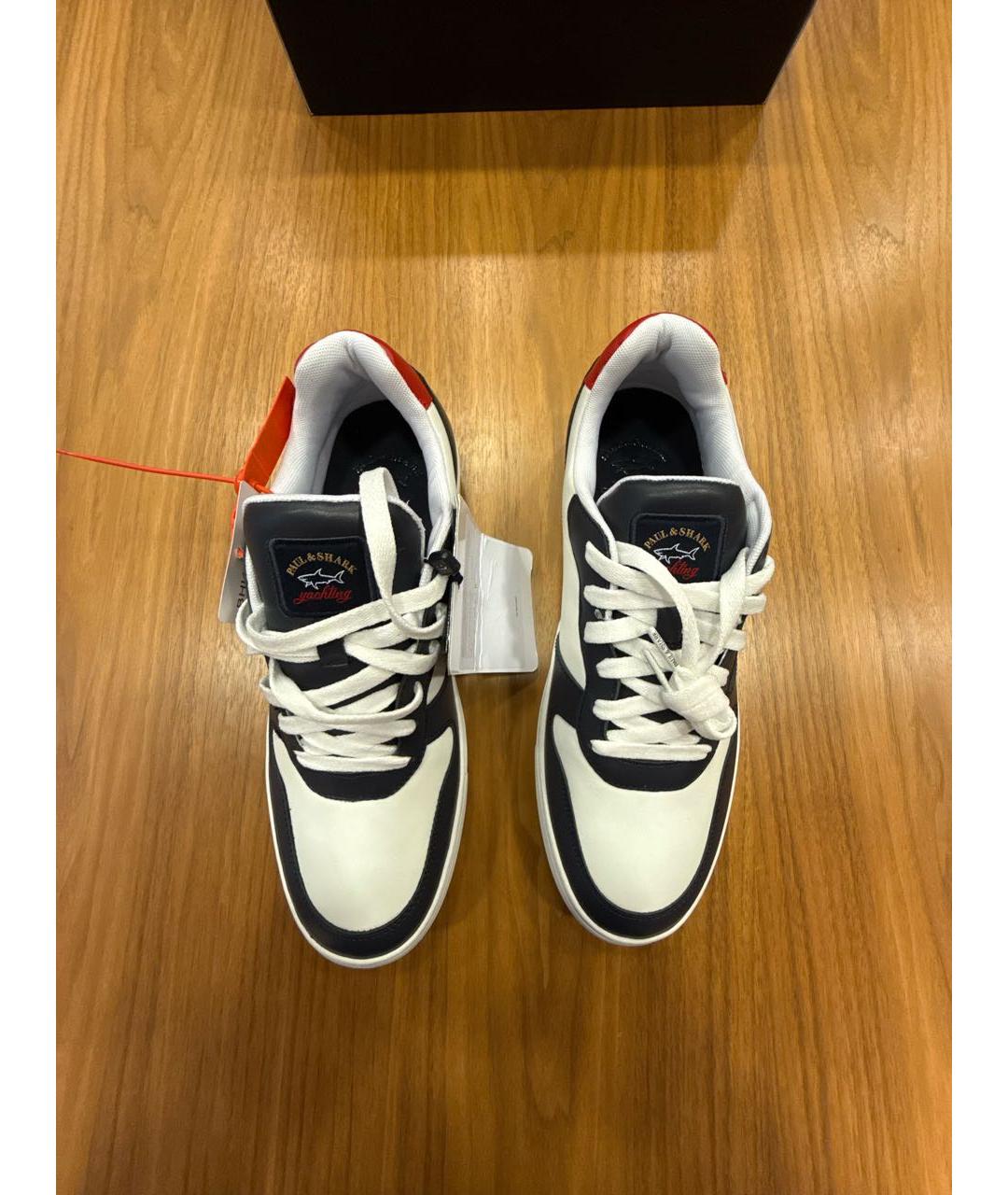 PAUL & SHARK Мульти кожаные низкие кроссовки / кеды, фото 3