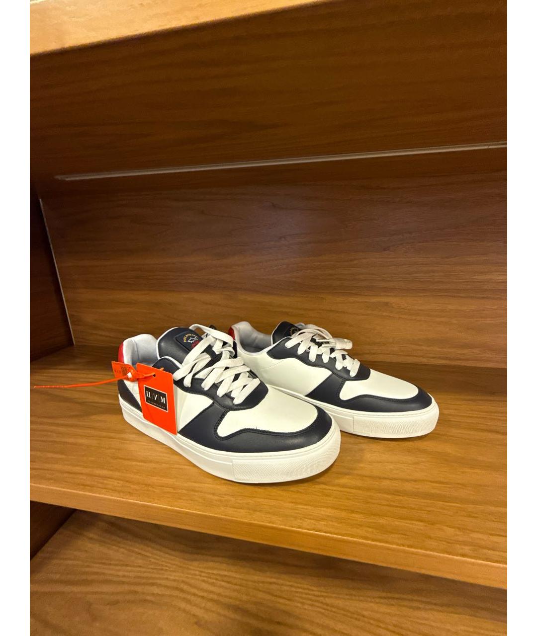 PAUL & SHARK Мульти кожаные низкие кроссовки / кеды, фото 5