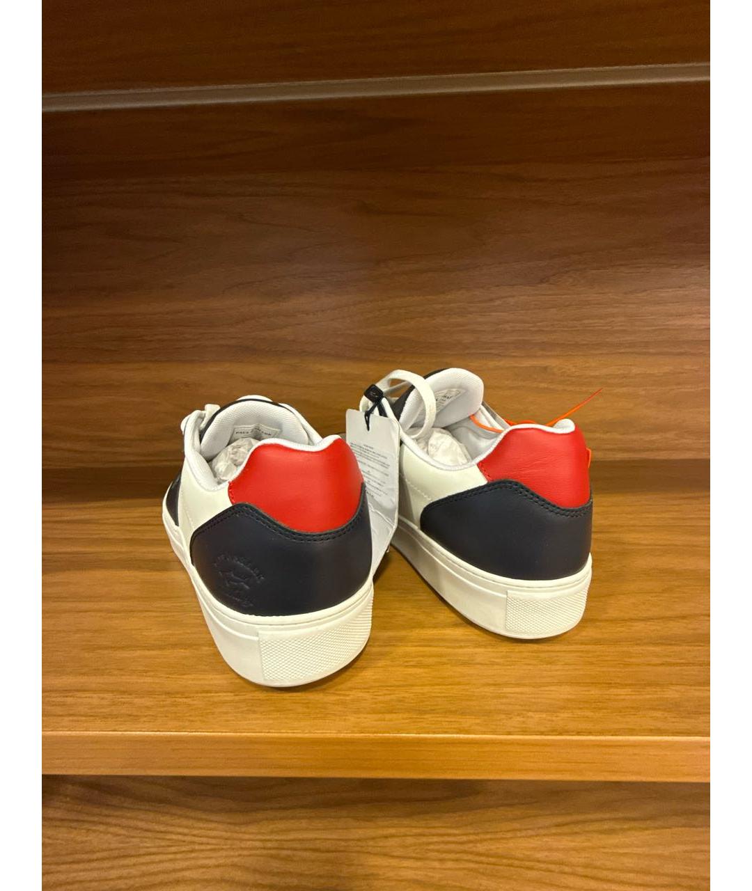 PAUL & SHARK Мульти кожаные низкие кроссовки / кеды, фото 4