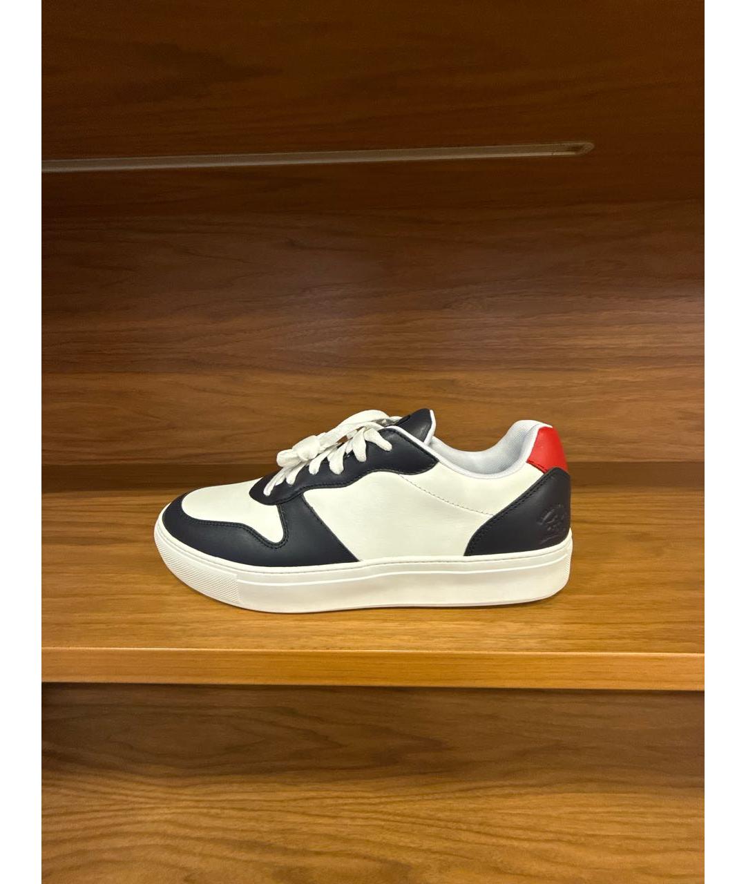 PAUL & SHARK Мульти кожаные низкие кроссовки / кеды, фото 7