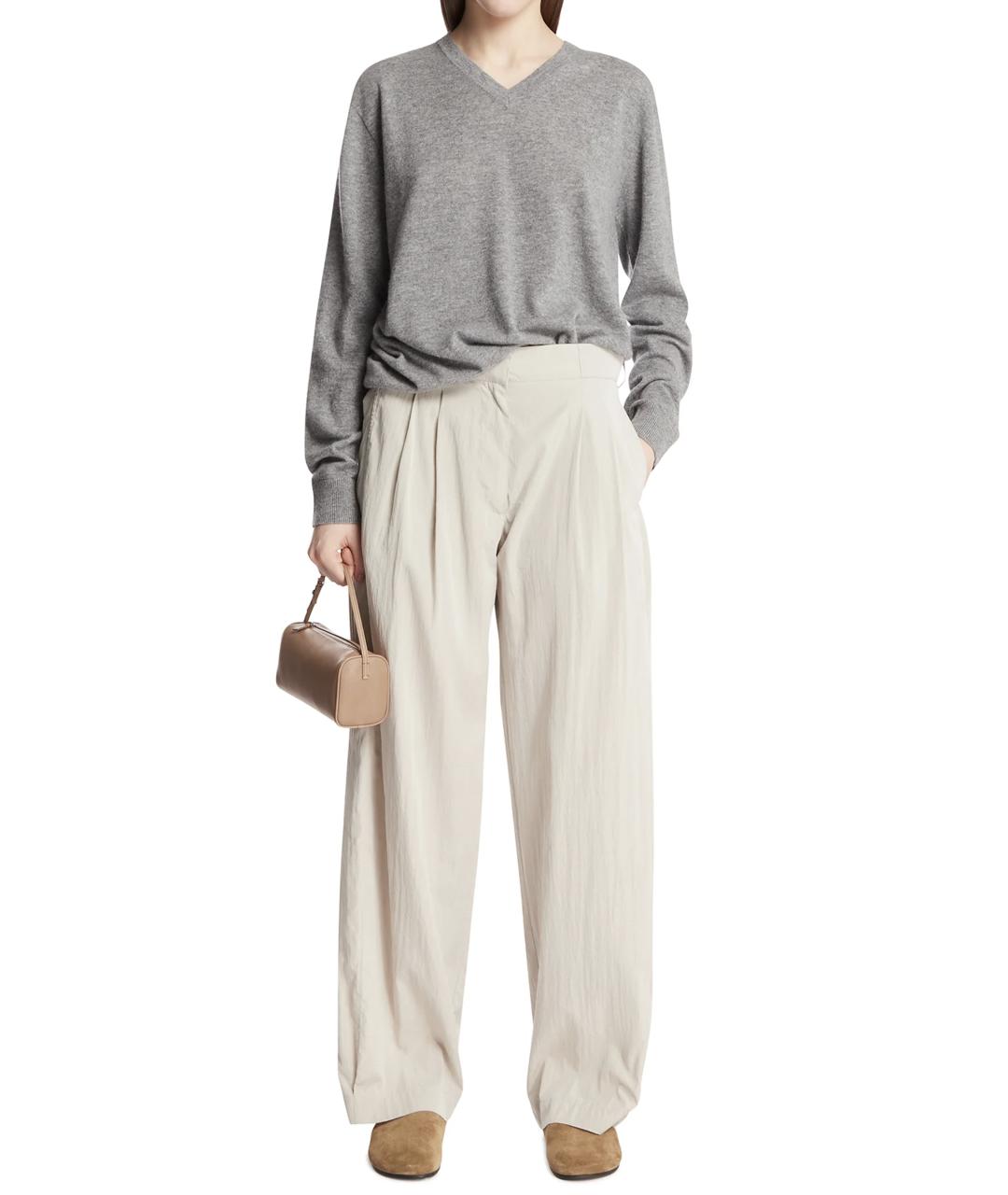 THE ROW Серый кашемировый джемпер / свитер, фото 5