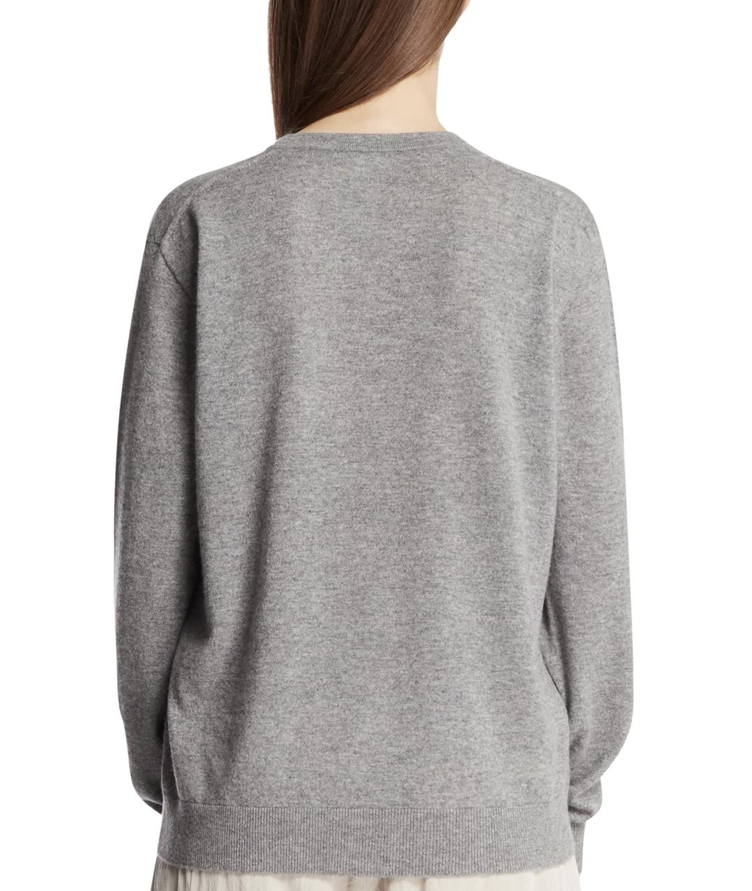 THE ROW Серый кашемировый джемпер / свитер, фото 4