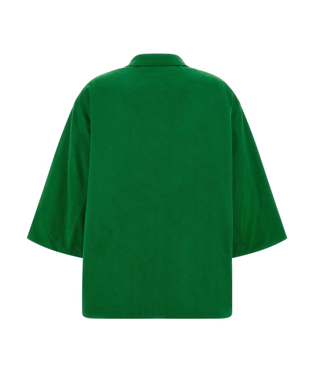 PRADA Зеленая хлопковая куртка, фото 2