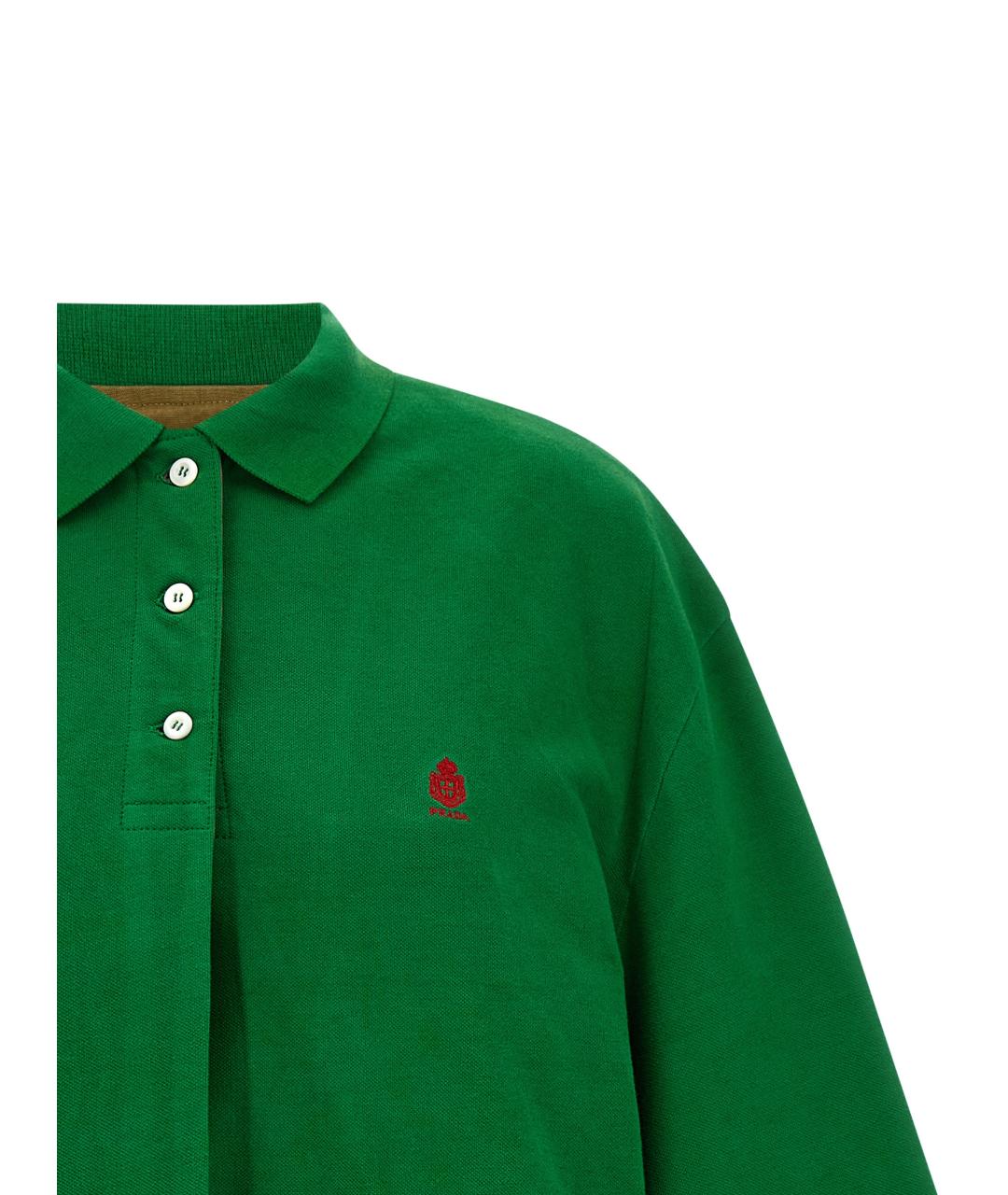 PRADA Зеленая хлопковая куртка, фото 3