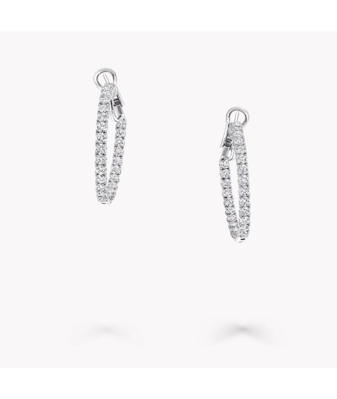 GRAFF Серебряные серьги из белого золота, фото 3