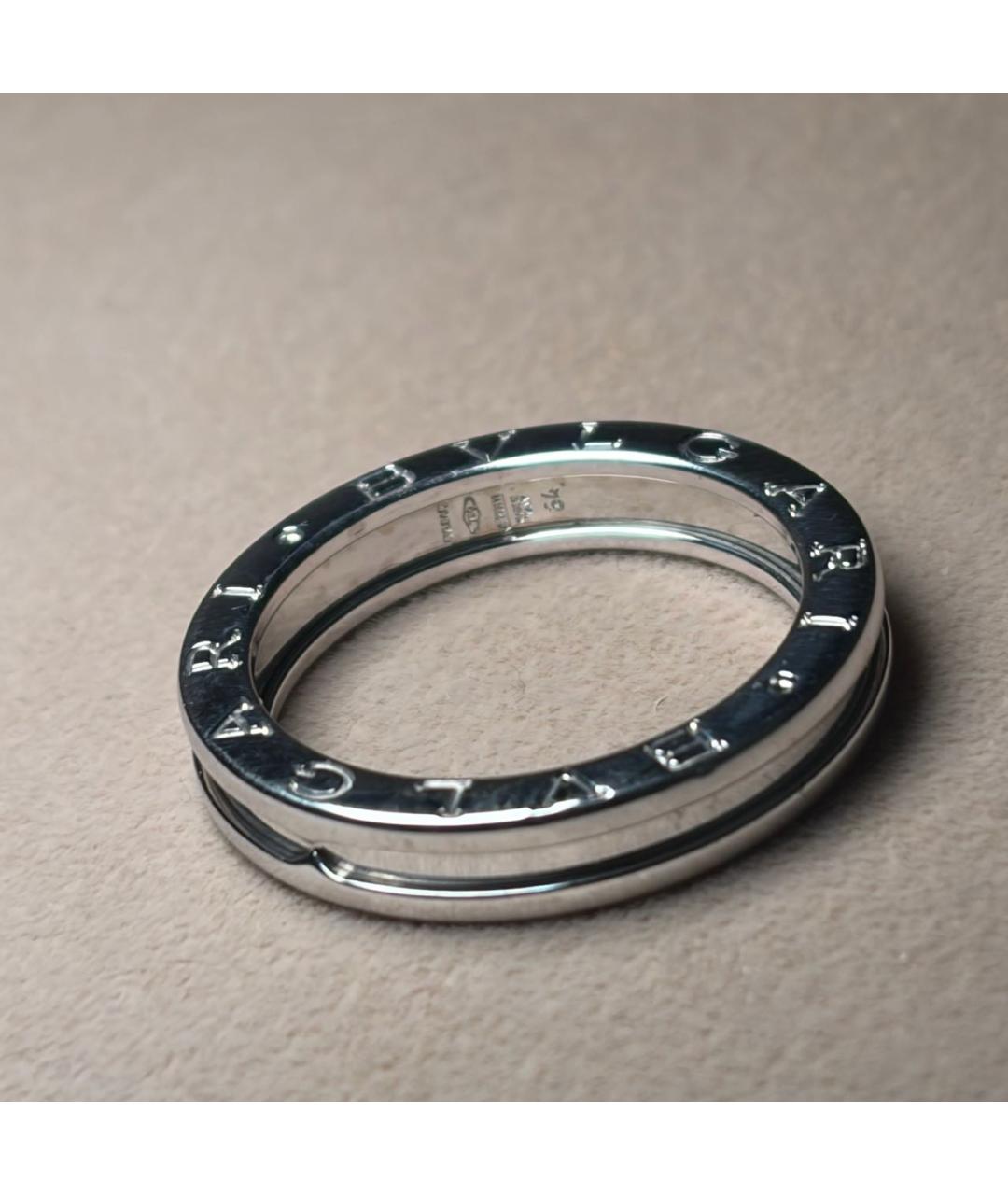 BVLGARI Серебряное кольцо из белого золота, фото 2