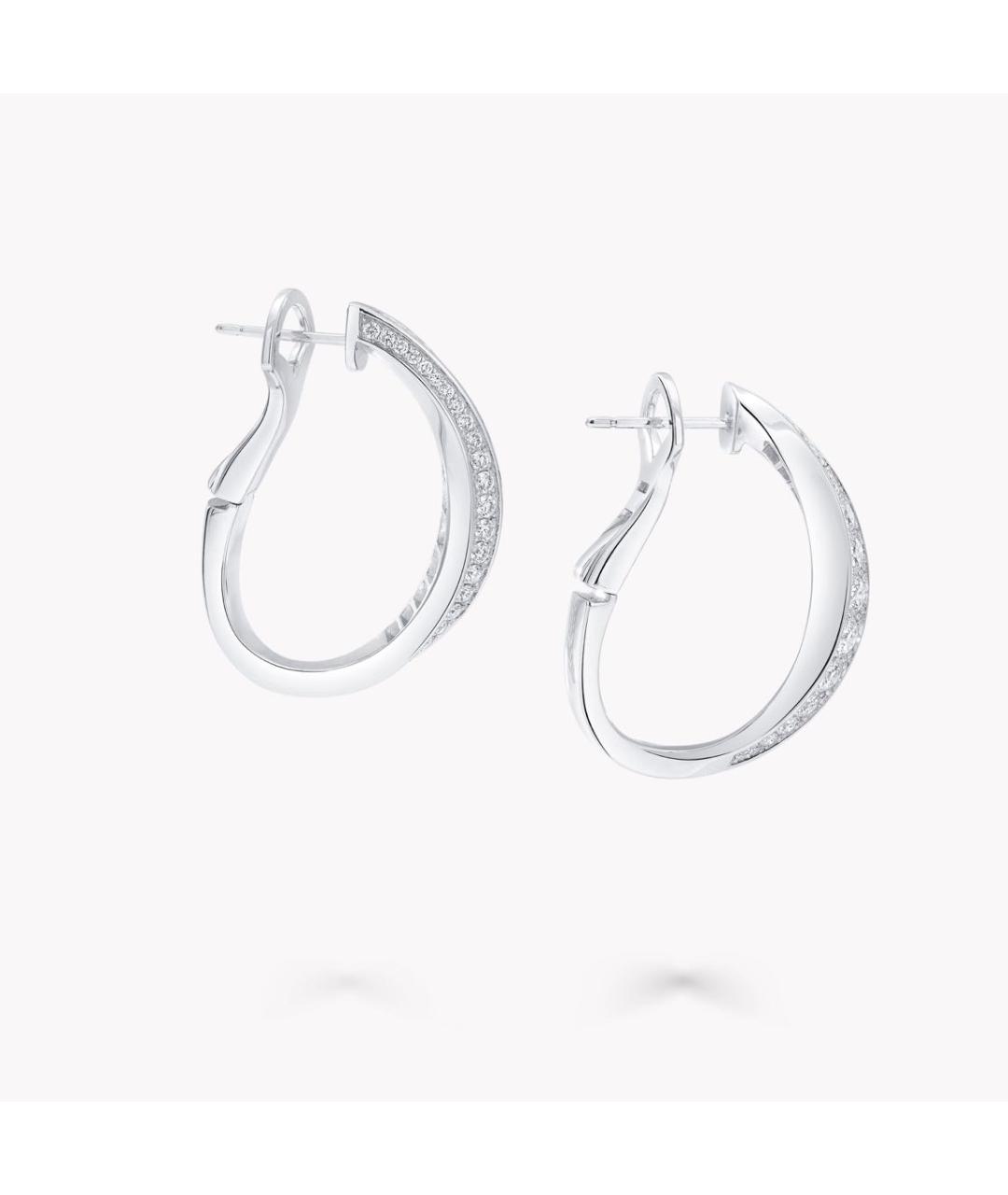 GRAFF Серебряные серьги из белого золота, фото 2