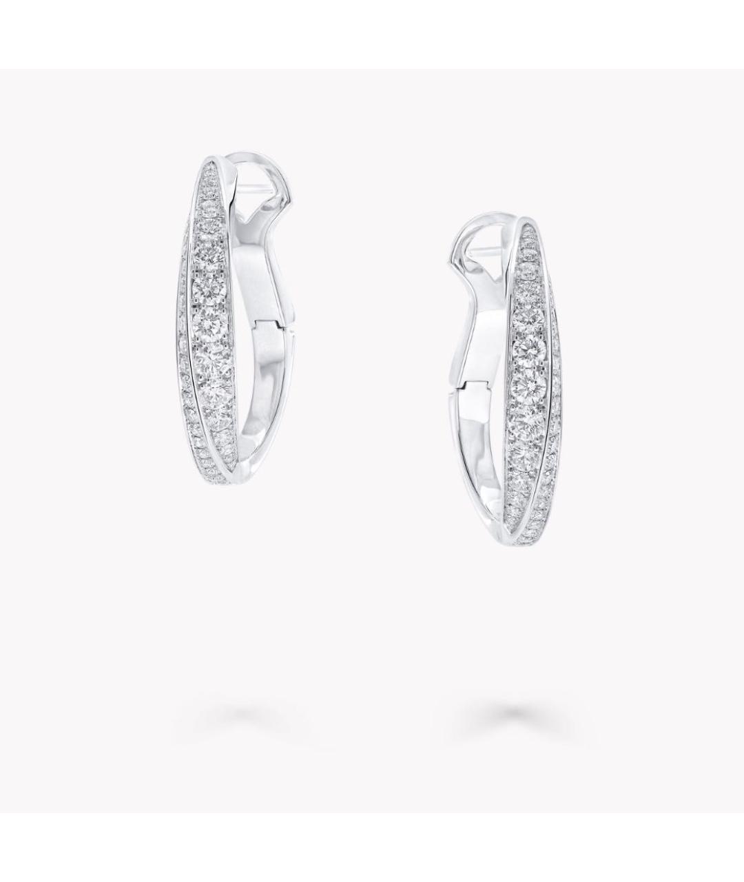 GRAFF Серебряные серьги из белого золота, фото 3